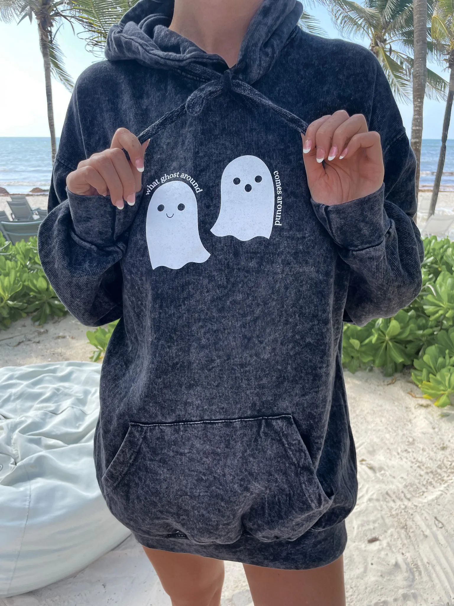 Two Ghost Hoodie sold by Sunkissed Coconut product image thumbnail 3