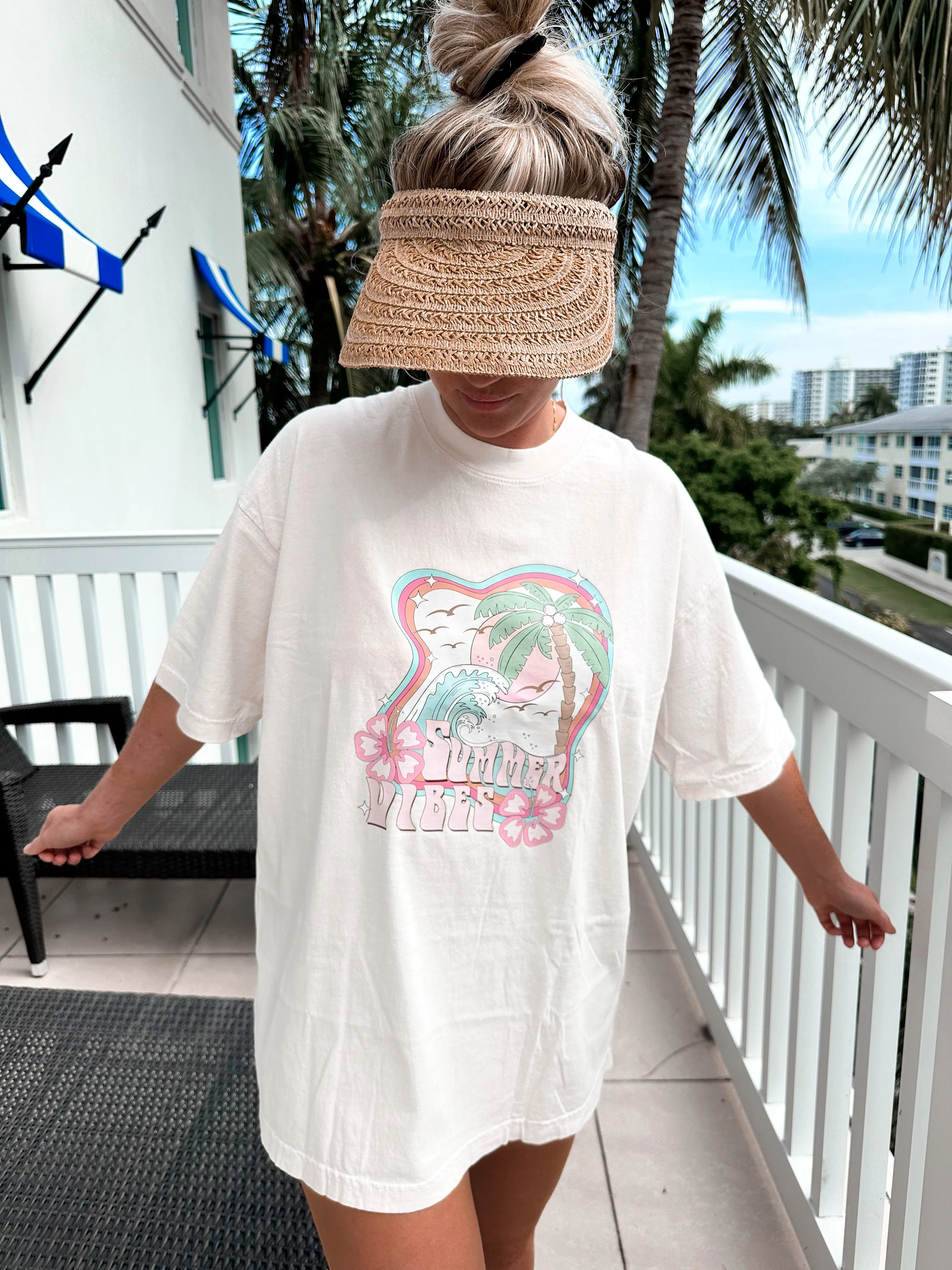 SUMMER VIBES TEE sold by Sunkissed Coconut