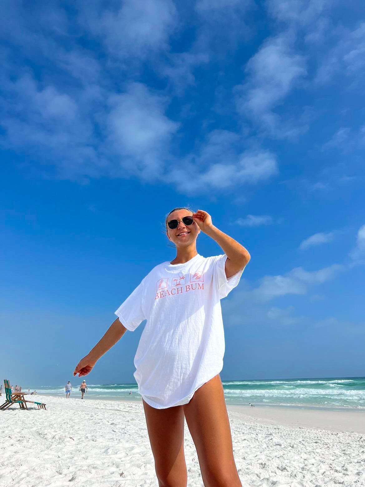 Tropical Beach Bum Tee sold by Sunkissed Coconut product image thumbnail 8