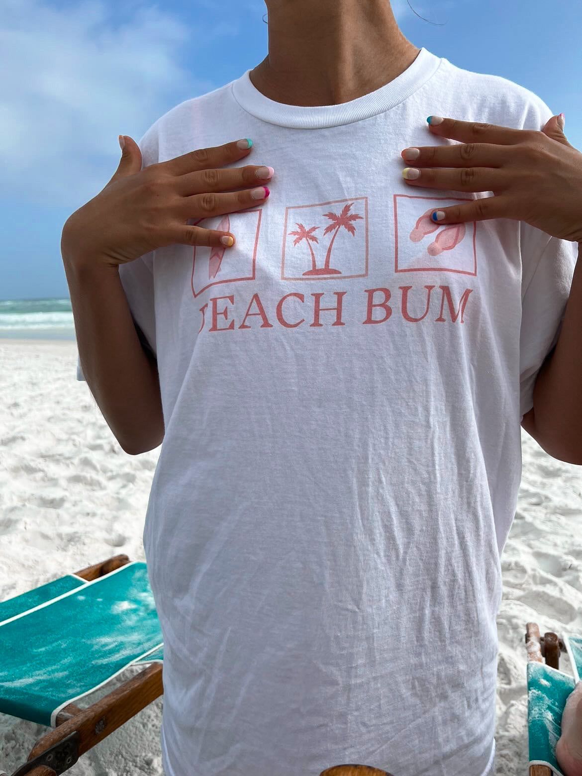 Tropical Beach Bum Tee sold by Sunkissed Coconut