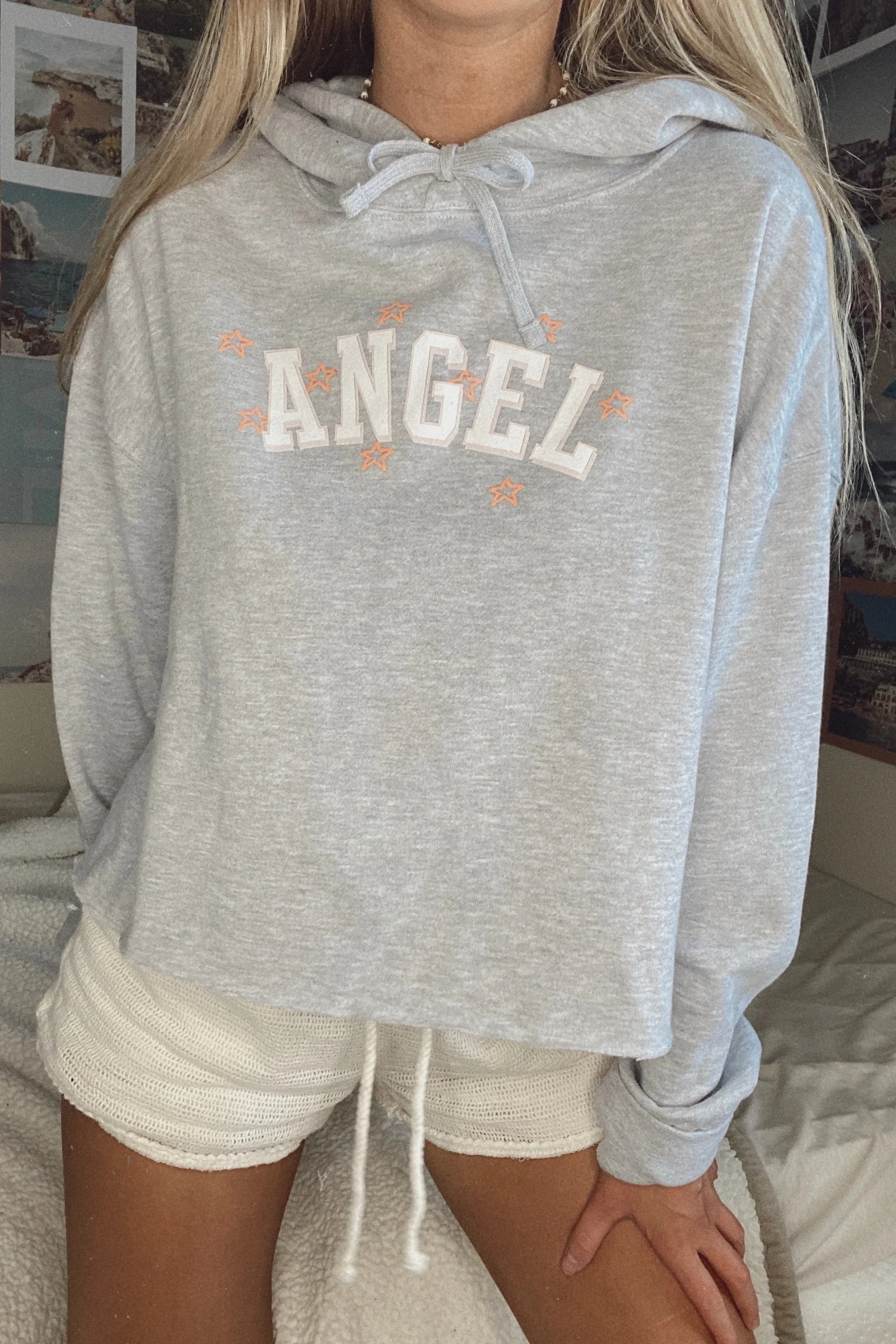 Angel Cropped Hoodie sold by Sunkissed Coconut product image thumbnail 2