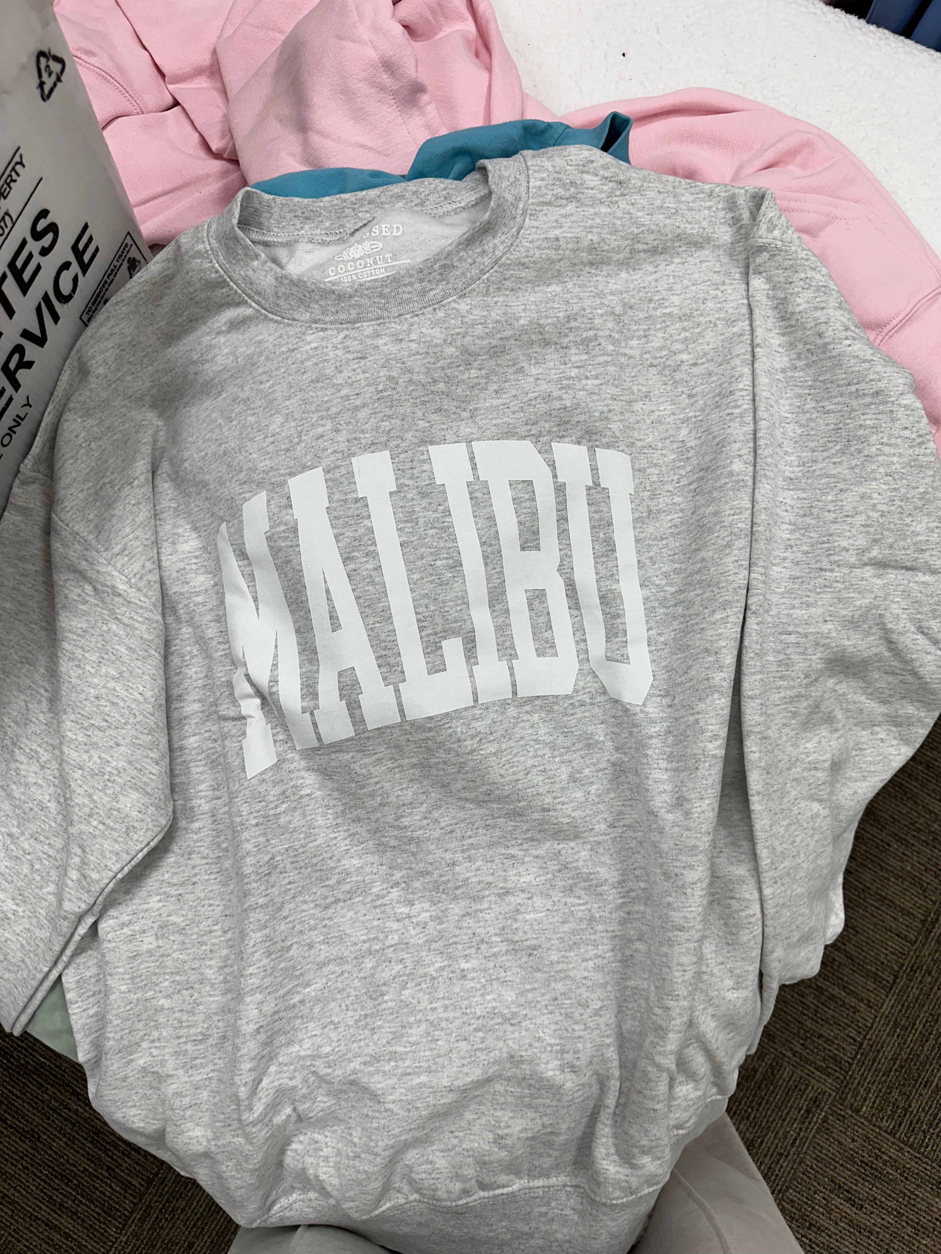 Malibu Sweatshirt sold by Sunkissed Coconut