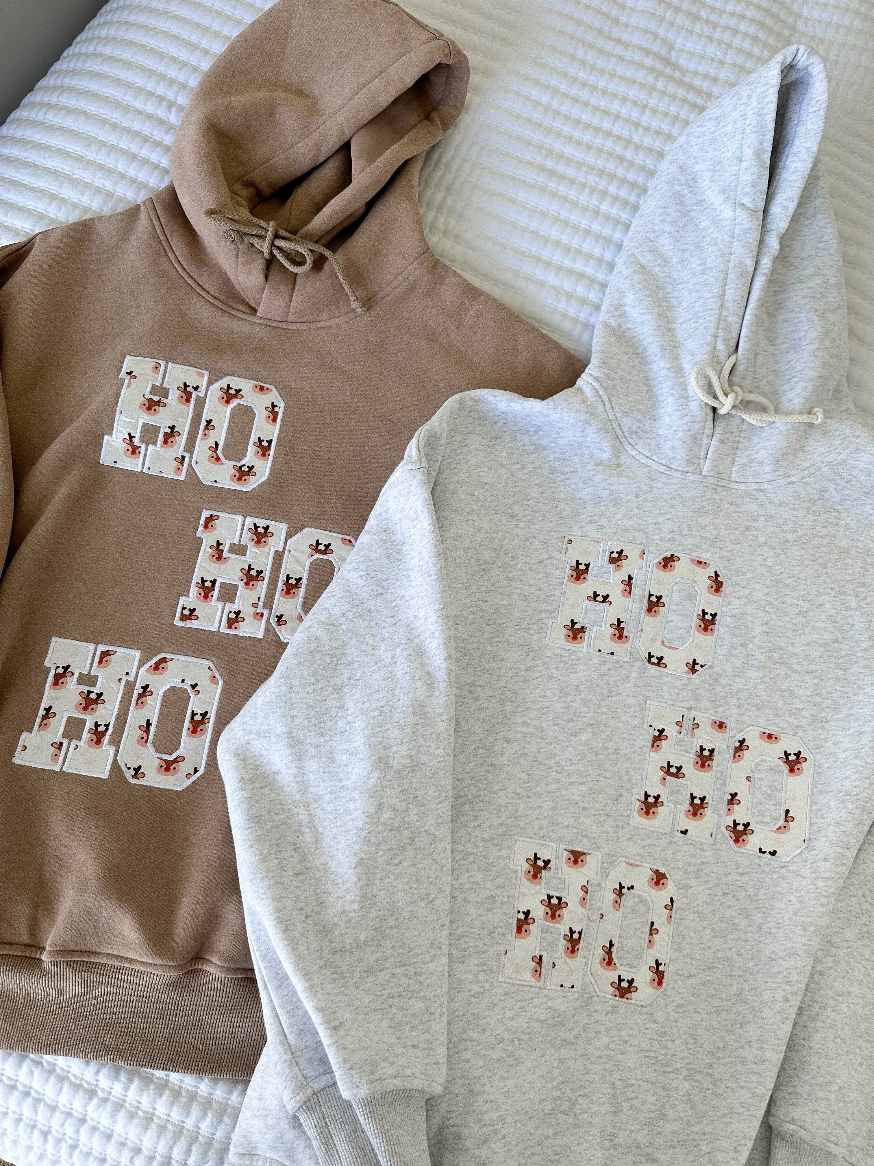 Reindeer Christmas Embroider Hoodie sold by Sunkissed Coconut