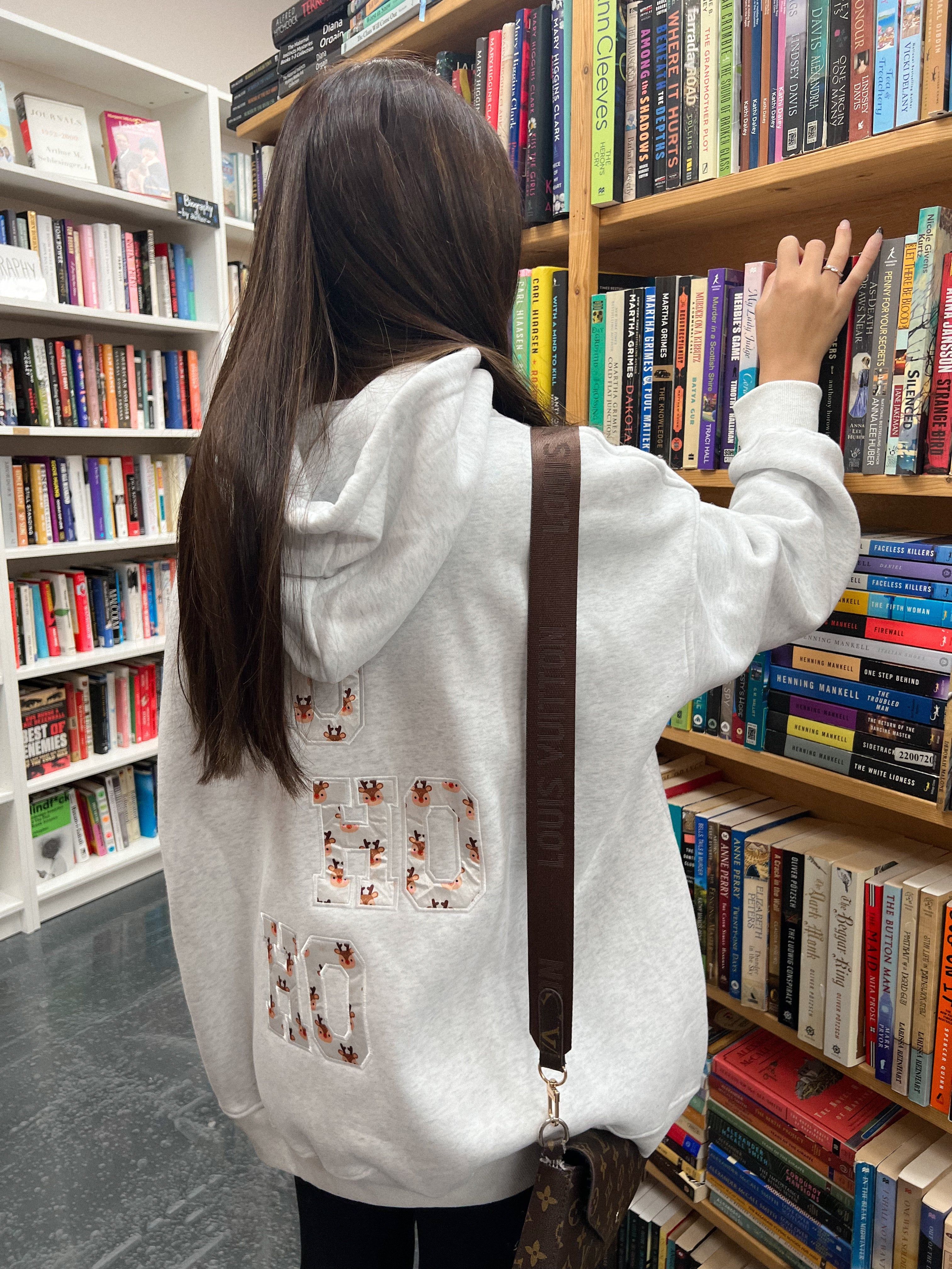 Reindeer Christmas Embroider Hoodie sold by Sunkissed Coconut product image thumbnail 2