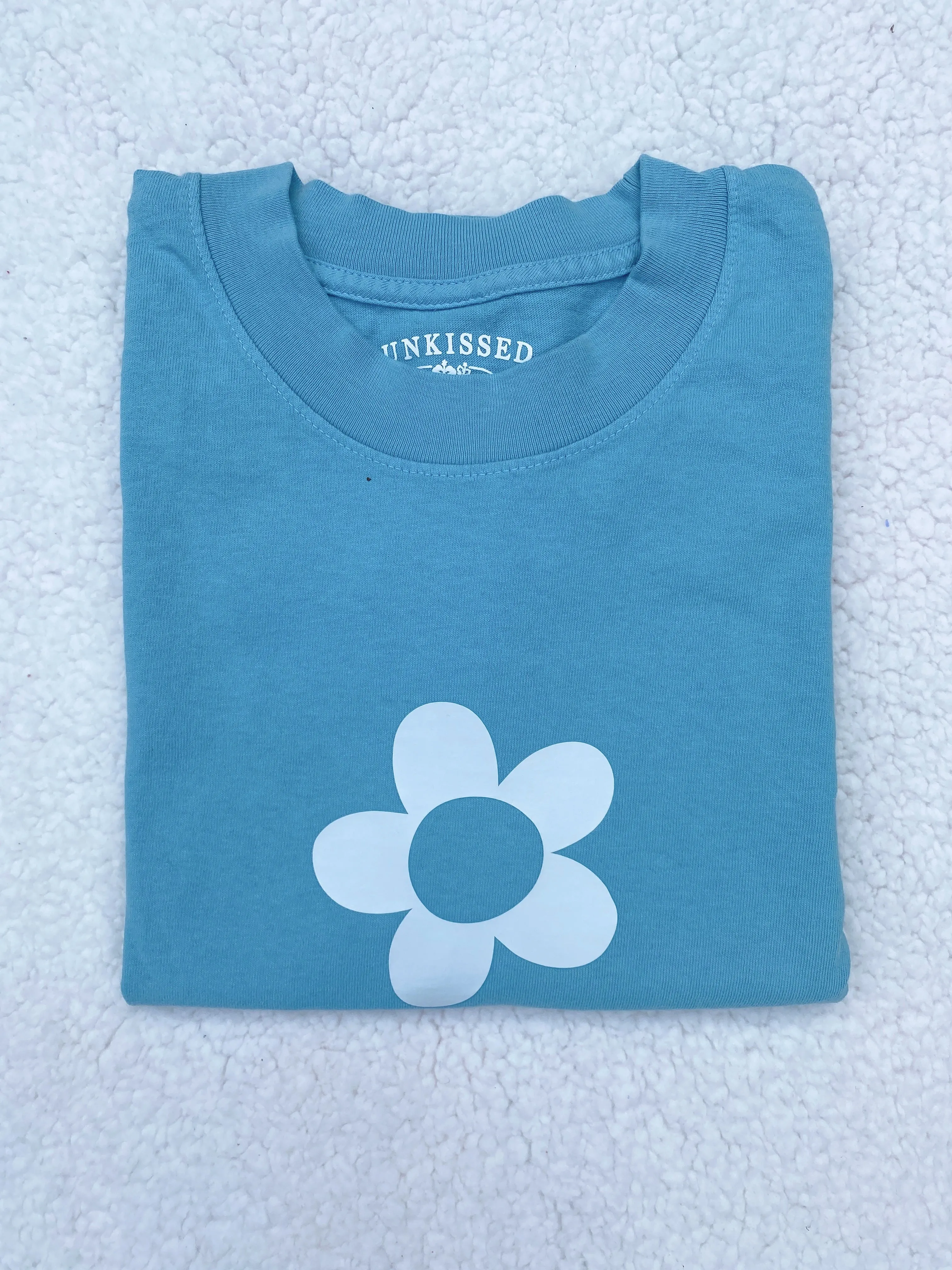 Checkered Flower Tee sold by Sunkissed Coconut