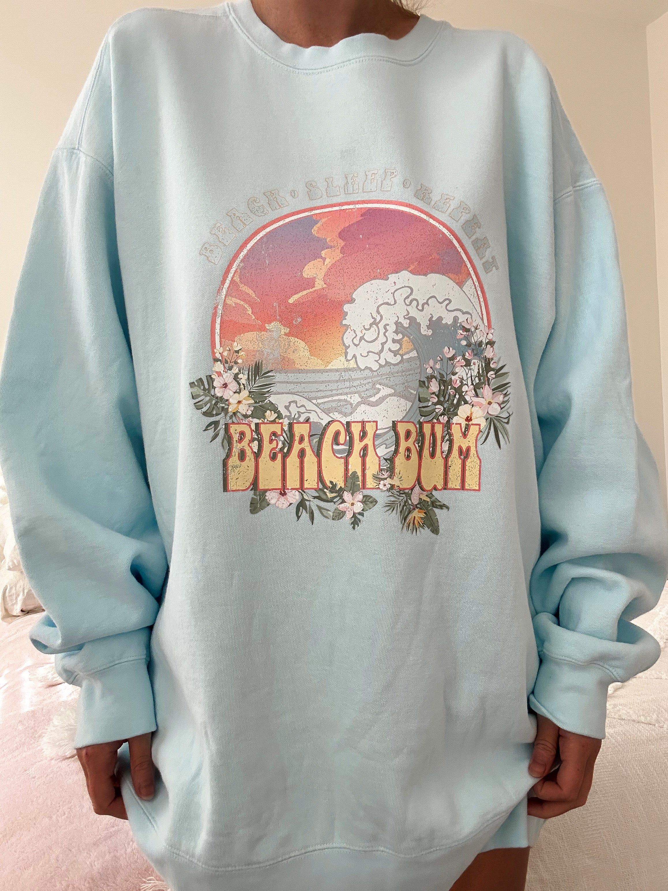 Beach Bum Sunset Sweatshirt sold by Sunkissed Coconut