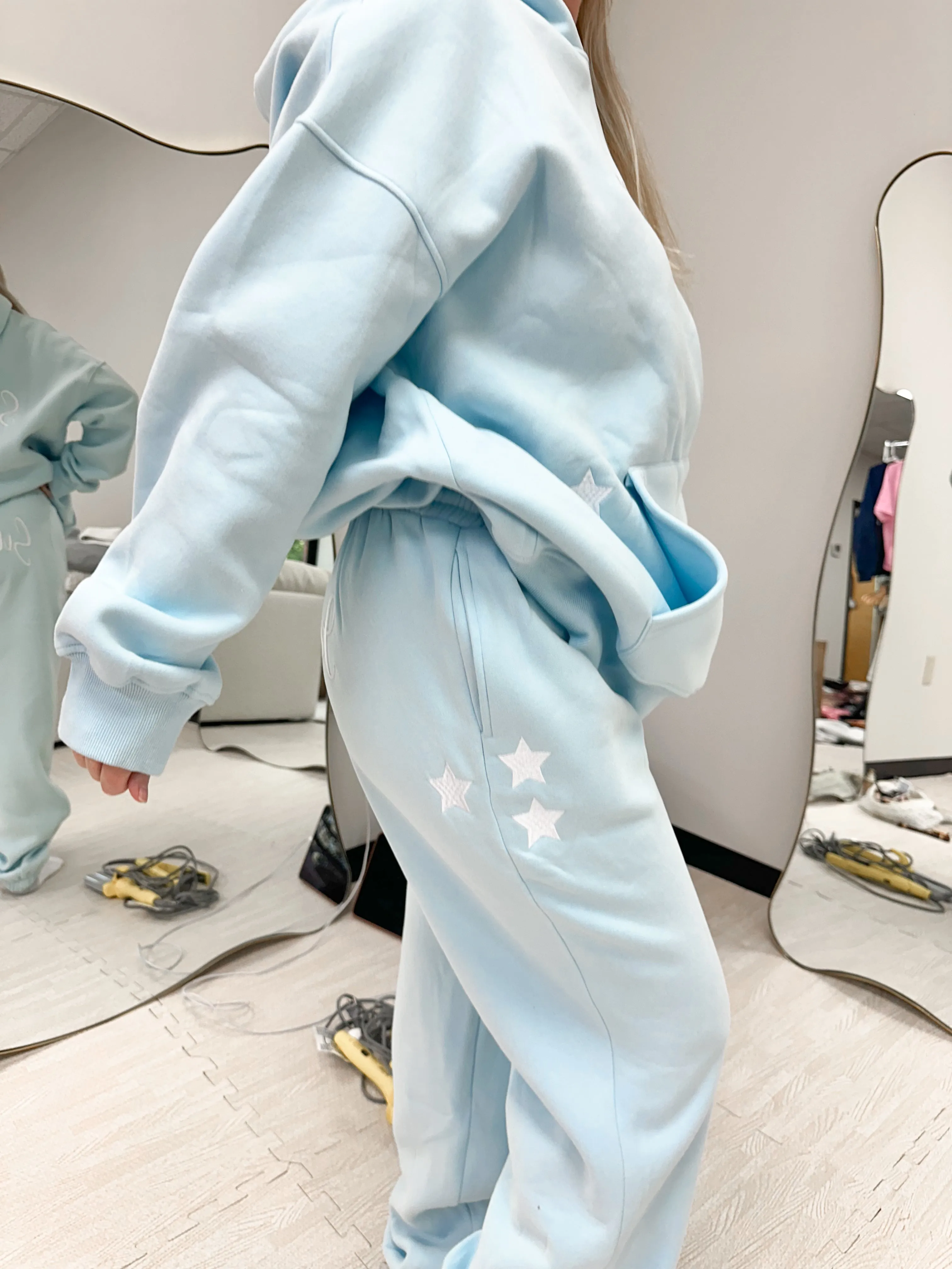 Sunkissed Cursive Embroider Jogger Sweatpants sold by Sunkissed Coconut product image thumbnail 3