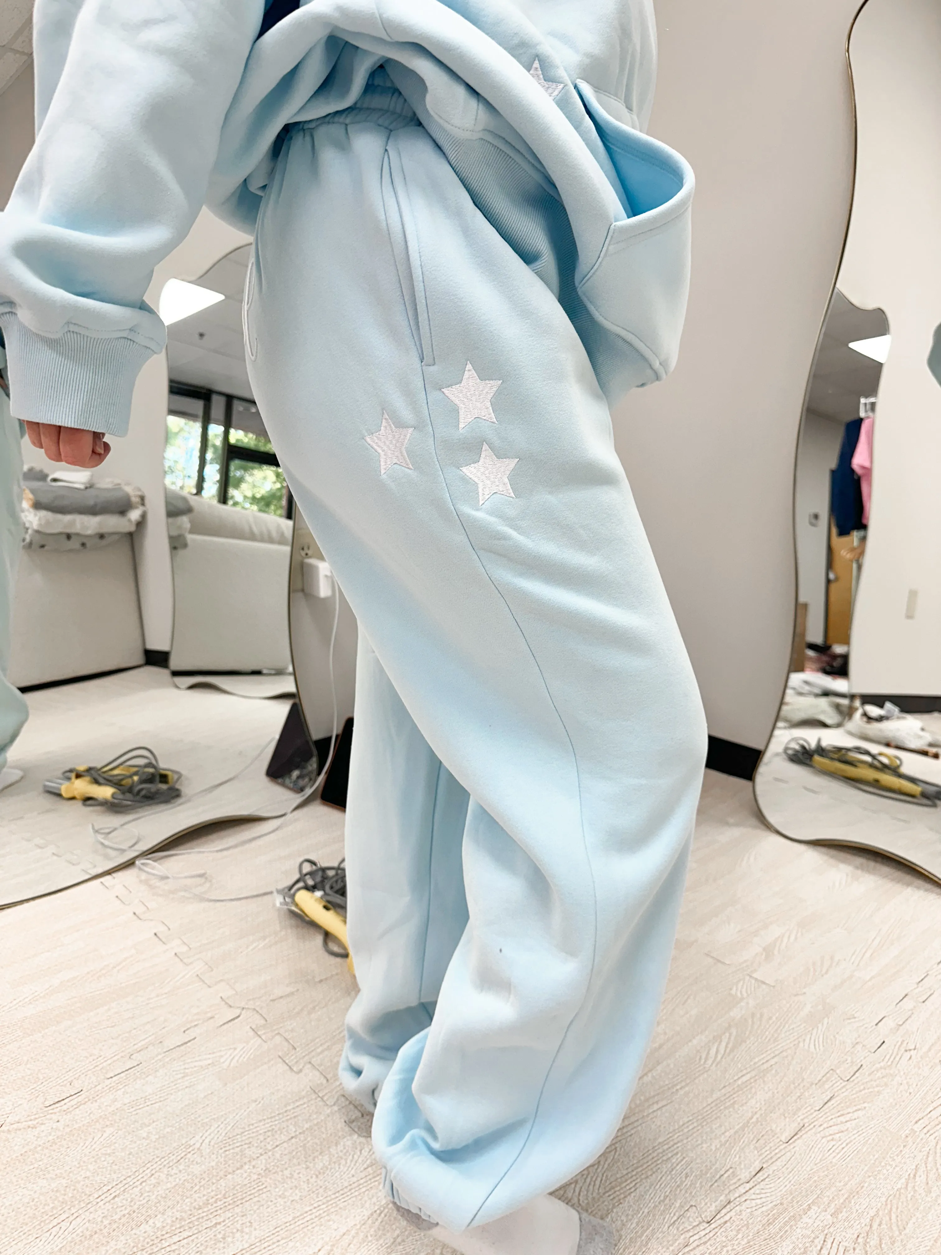 Sunkissed Cursive Embroider Jogger Sweatpants sold by Sunkissed Coconut product image thumbnail 4