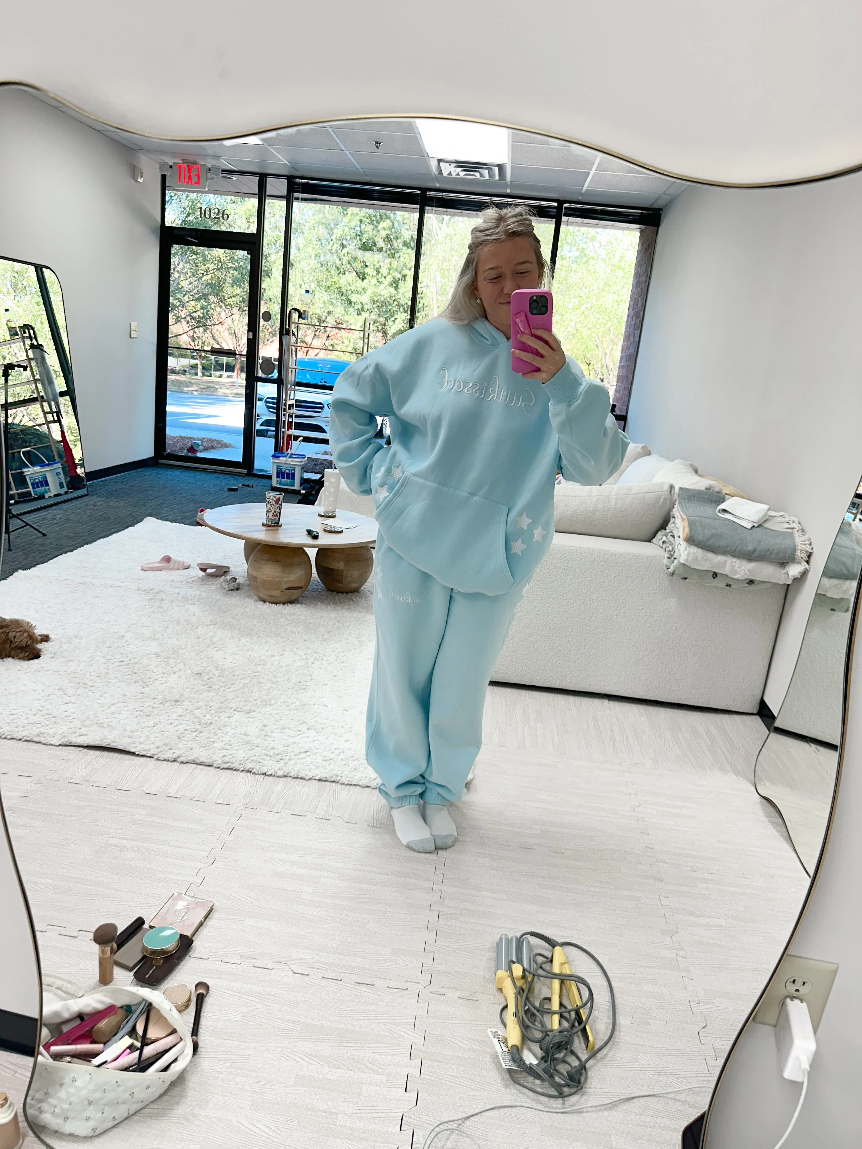 Sunkissed Cursive Embroider Jogger Sweatpants sold by Sunkissed Coconut product image thumbnail 2