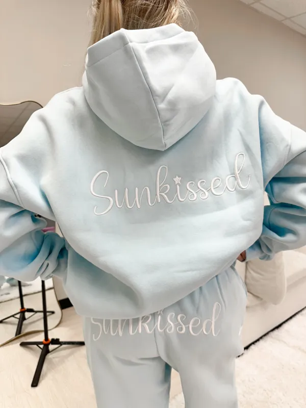 Sunkissed Cursive Embroider Hoodie sold by Sunkissed Coconut