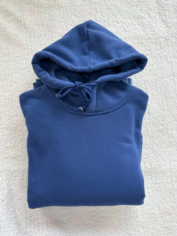 Sailor Blue Basic Blank Hoodie sold by Sunkissed Coconut