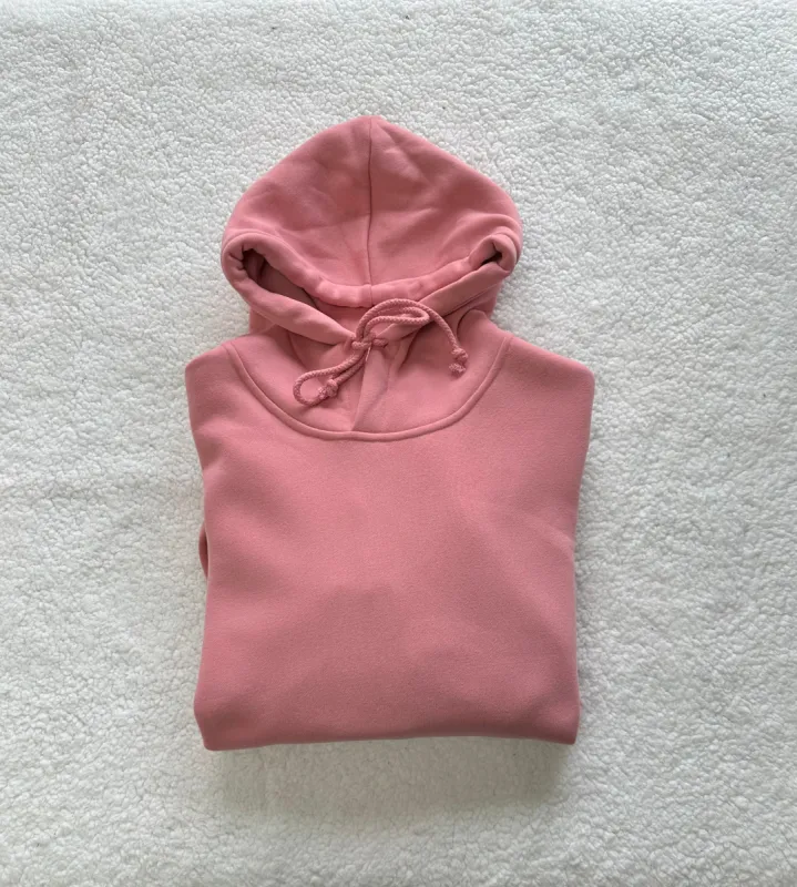 Ice Cream Pink Basic Blank Hoodie sold by Sunkissed Coconut