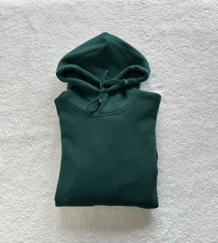 Winter Green Basic Blank Hoodie sold by Sunkissed Coconut