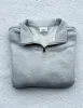 Afternoon Grey Basic Blank Quarter-Zip Sweatshirt sold by Sunkissed Coconut