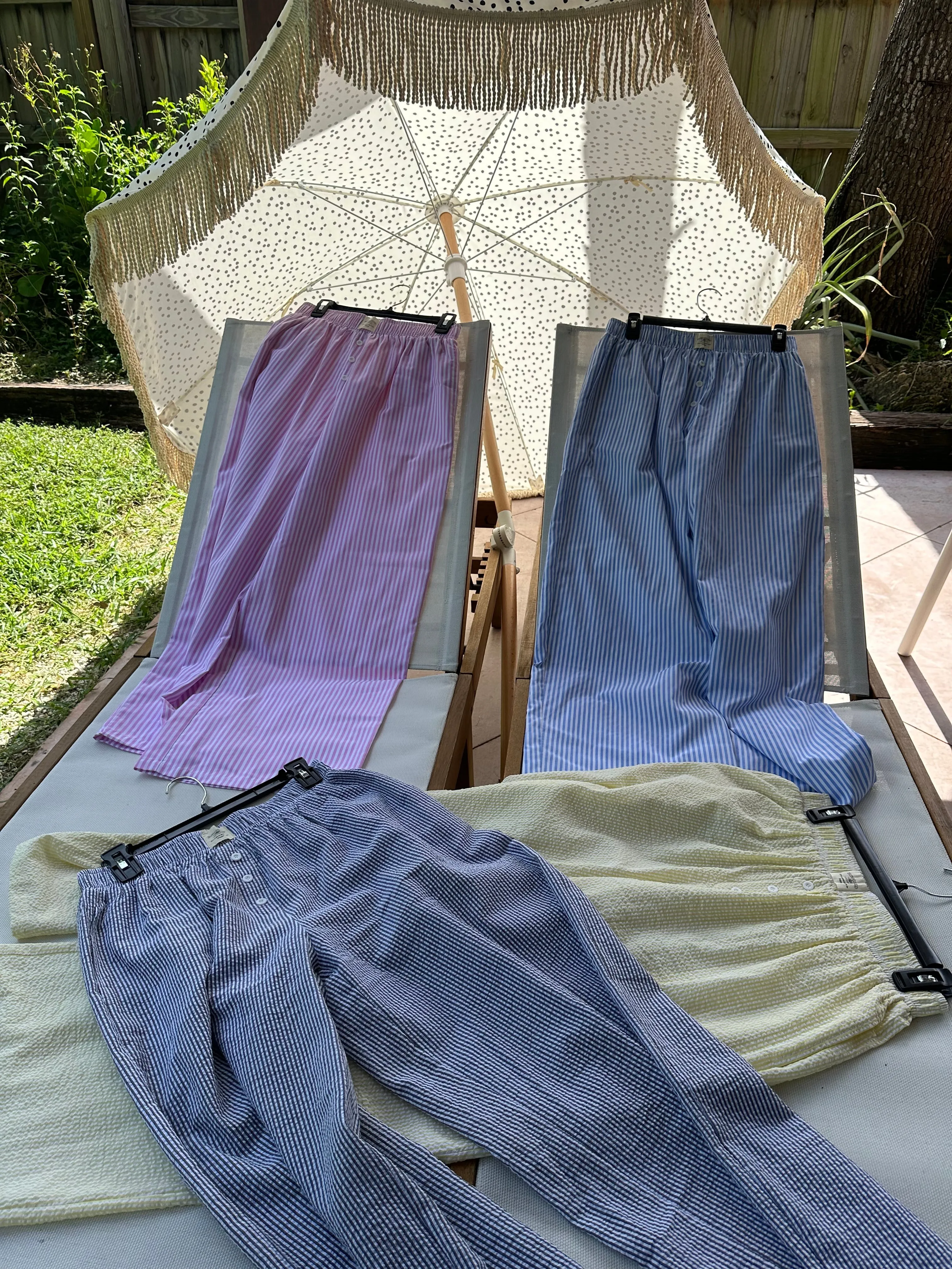 Blue Stripes Everyday Boxer Pants sold by Sunkissed Coconut product image thumbnail 2