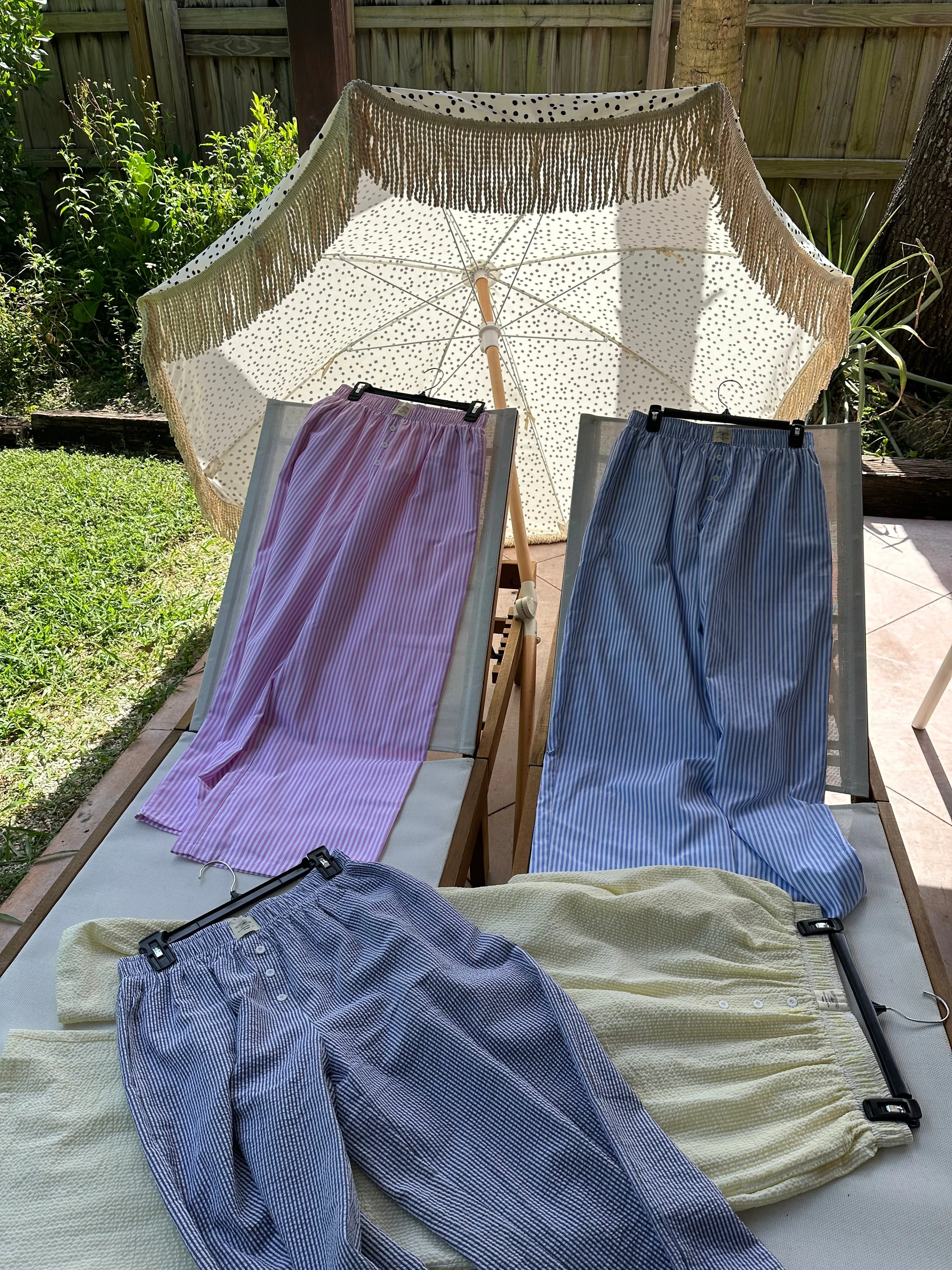 Black Seersucker Everyday Boxer Pants sold by Sunkissed Coconut product image thumbnail 4