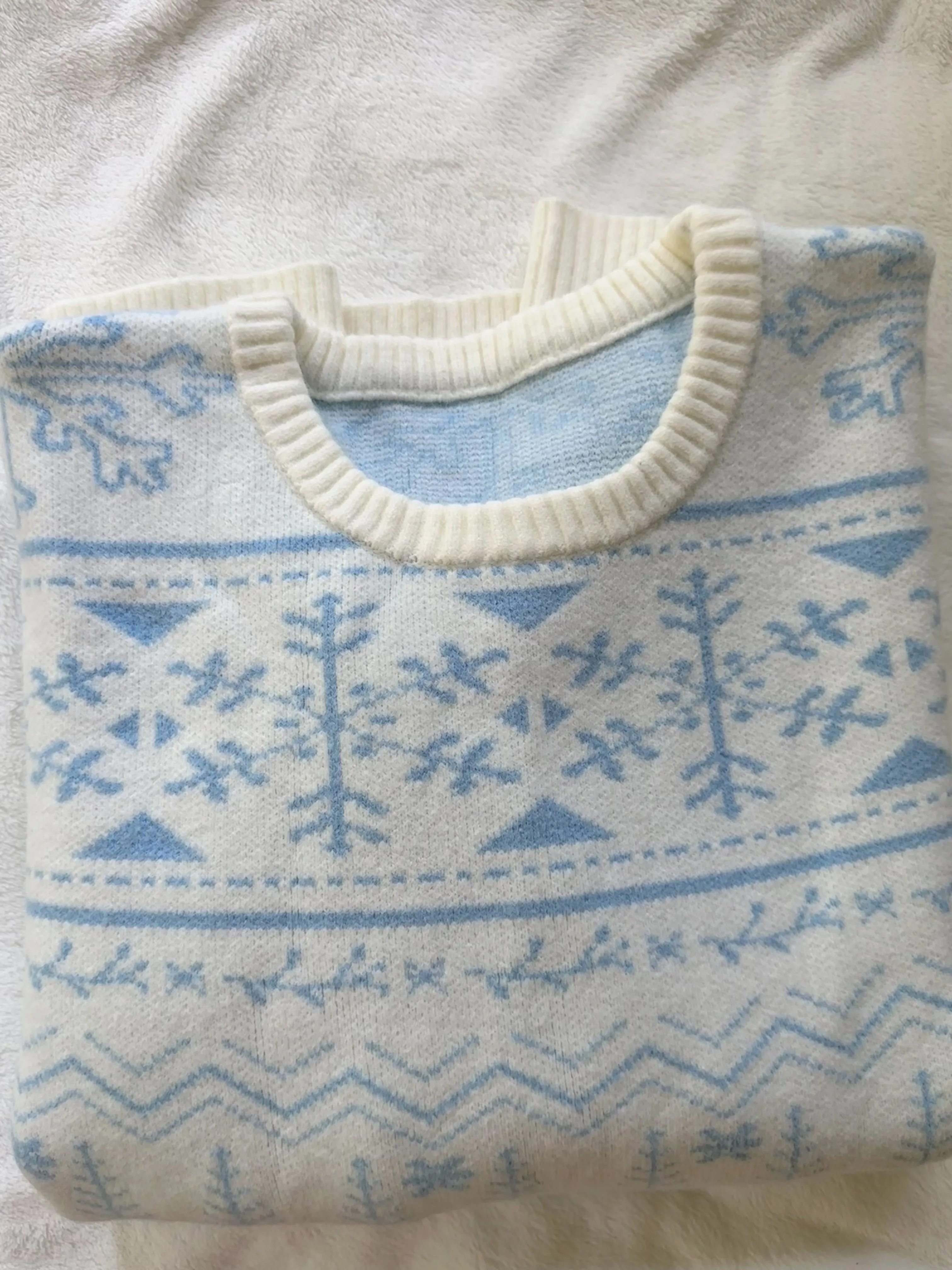 Home For Christmas Snowflake Oversized Sweater sold by Sunkissed Coconut