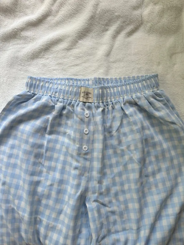 Winter Light Blue Pajama Pants sold by Sunkissed Coconut