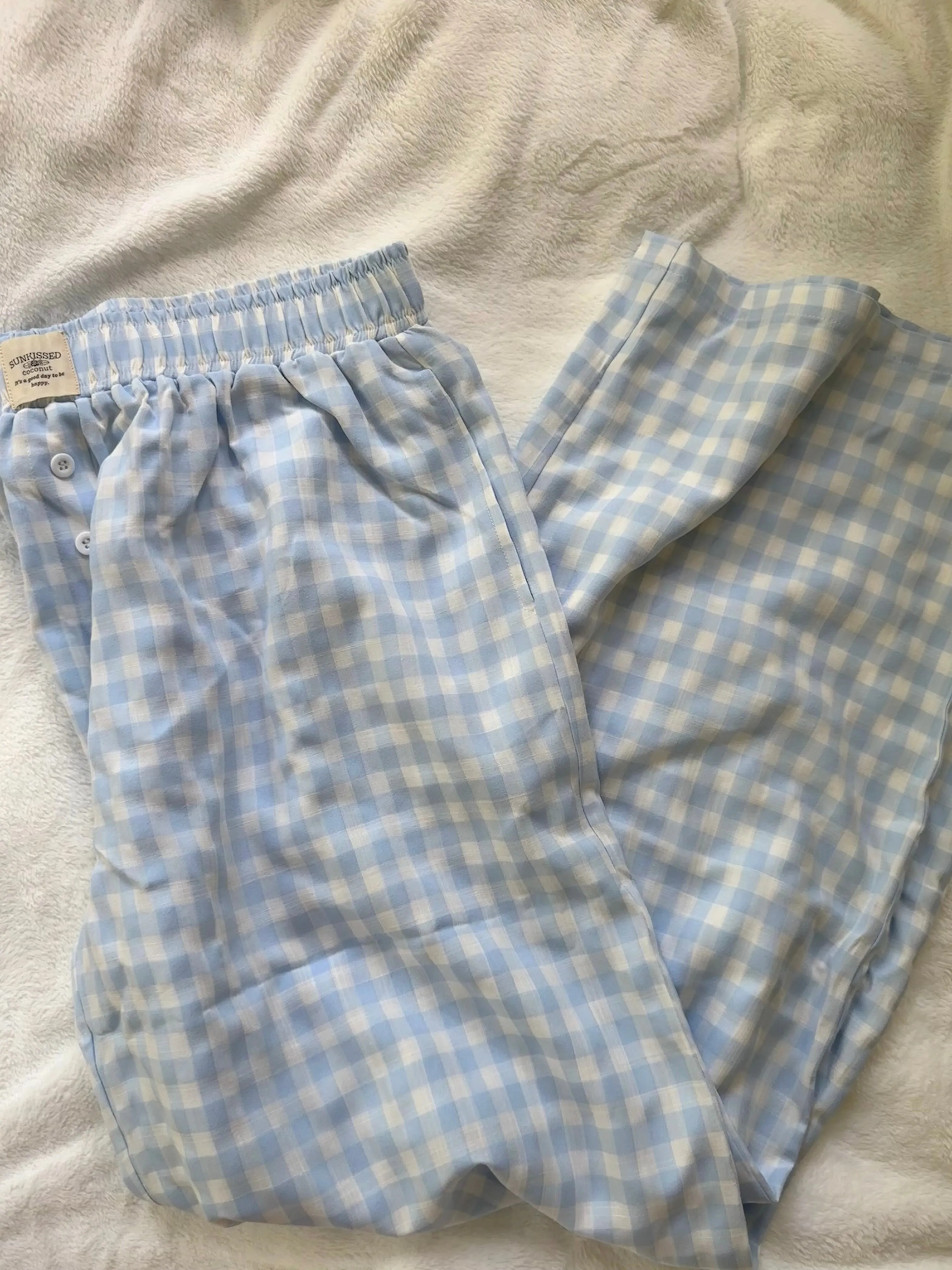 Winter Light Blue Pajama Pants sold by Sunkissed Coconut product image thumbnail 2