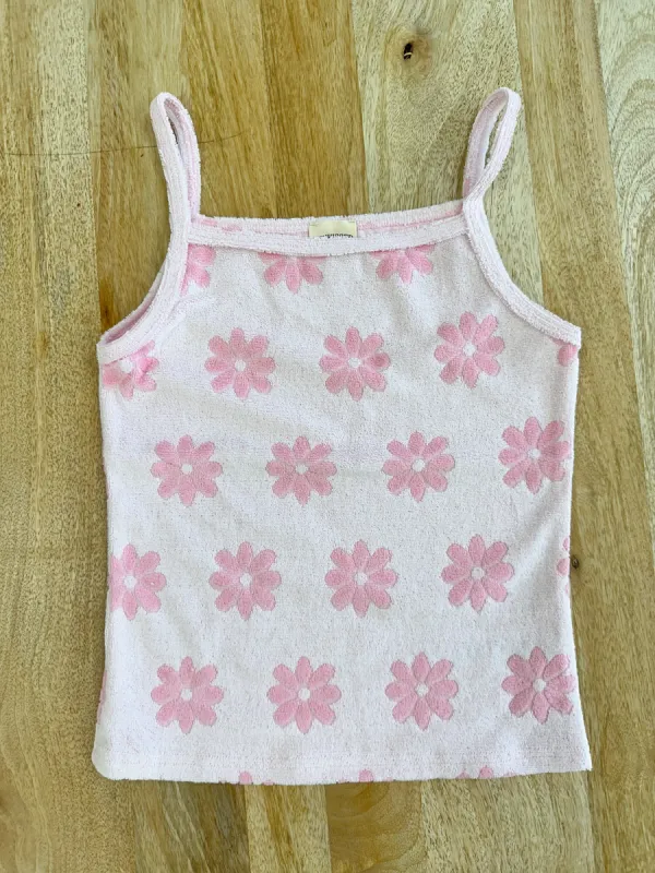 Pink Flower TankTop sold by Sunkissed Coconut