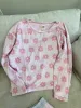 Pink Flowers Long Sleeve Pajama Top sold by Sunkissed Coconut