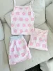 Pink Flowers Long Sleeve Pajama Top sold by Sunkissed Coconut