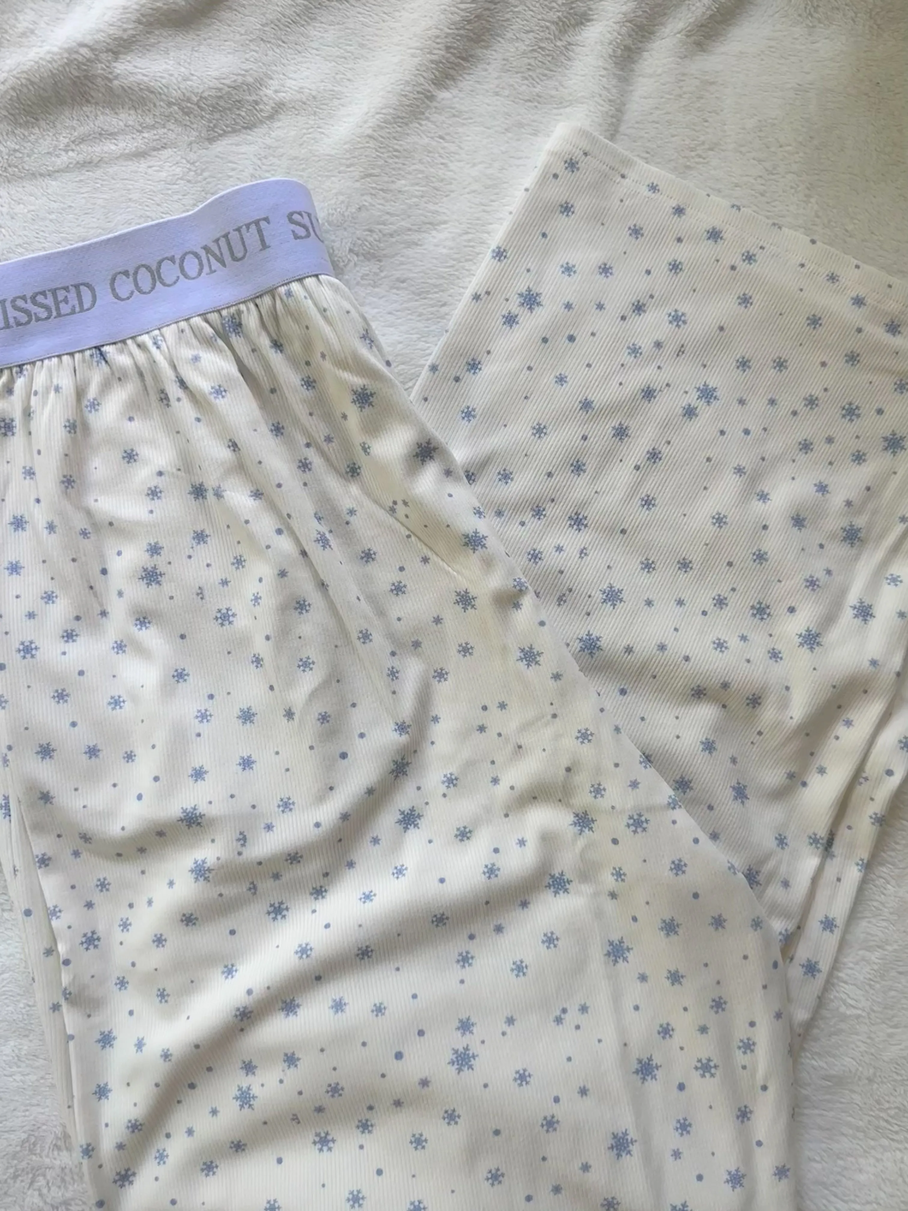 Snowflake Sunkissedcoconut Pajama Pants sold by Sunkissed Coconut