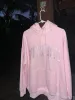 Light Pink Varsity Embroider Hoodie sold by Sunkissed Coconut