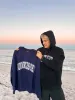 Black Sunkissed Varsity Embroider Hoodie sold by Sunkissed Coconut
