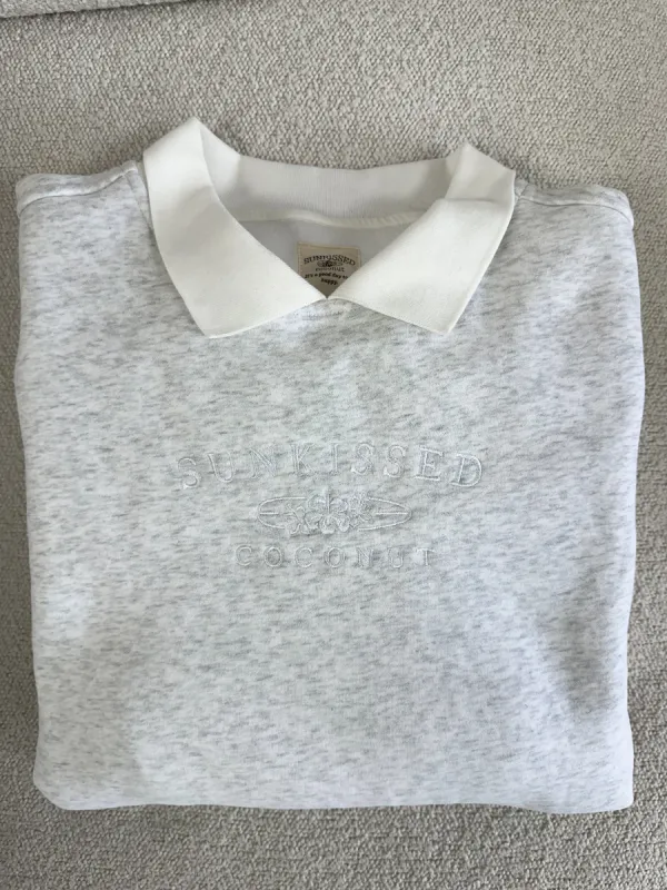 LAST ONE Sunkissed Embroider Long Sleeve (size L) sold by Sunkissed Coconut