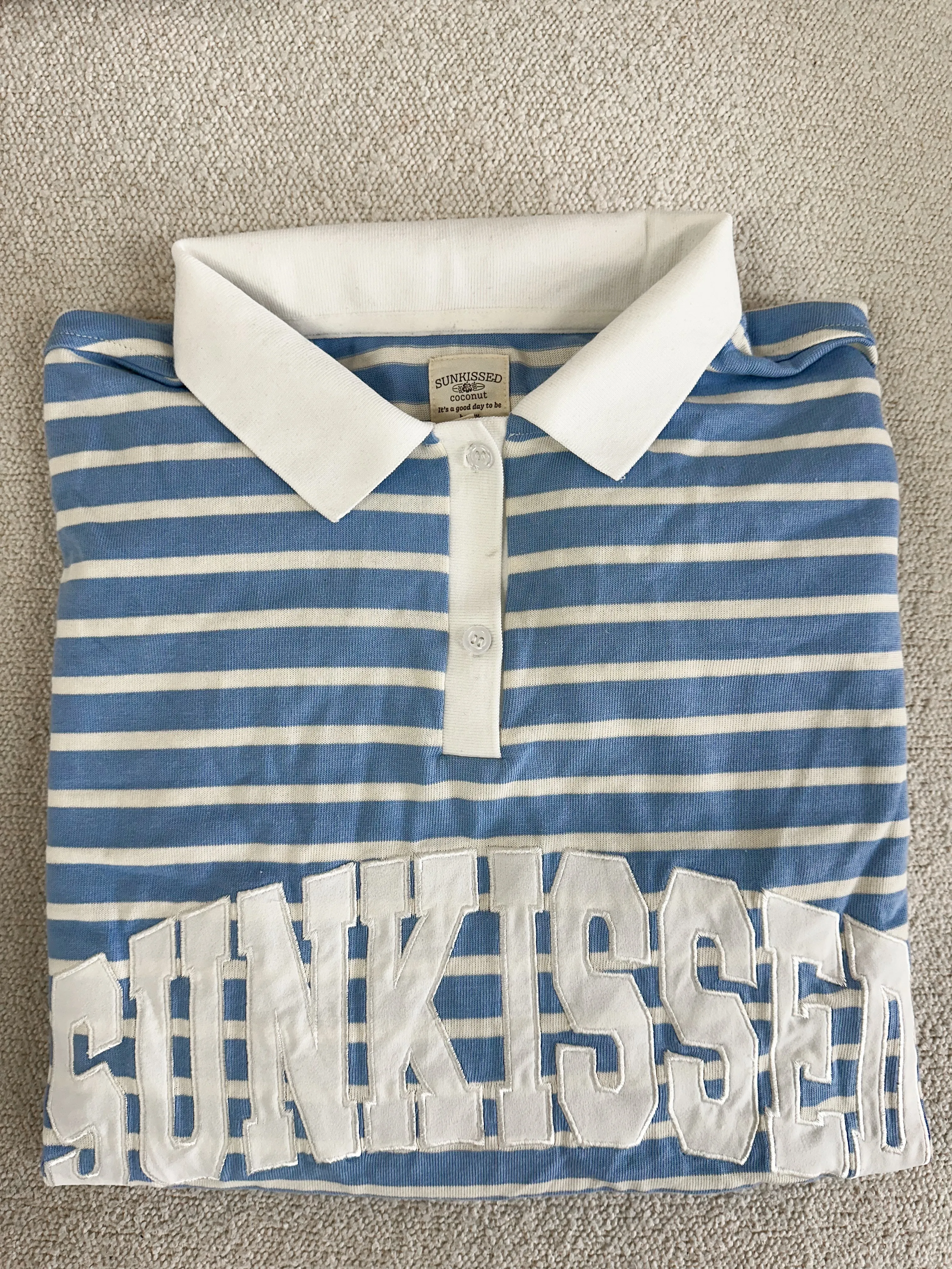 LAST ONE Sunkissed Embroider Long Sleeve (size L) sold by Sunkissed Coconut