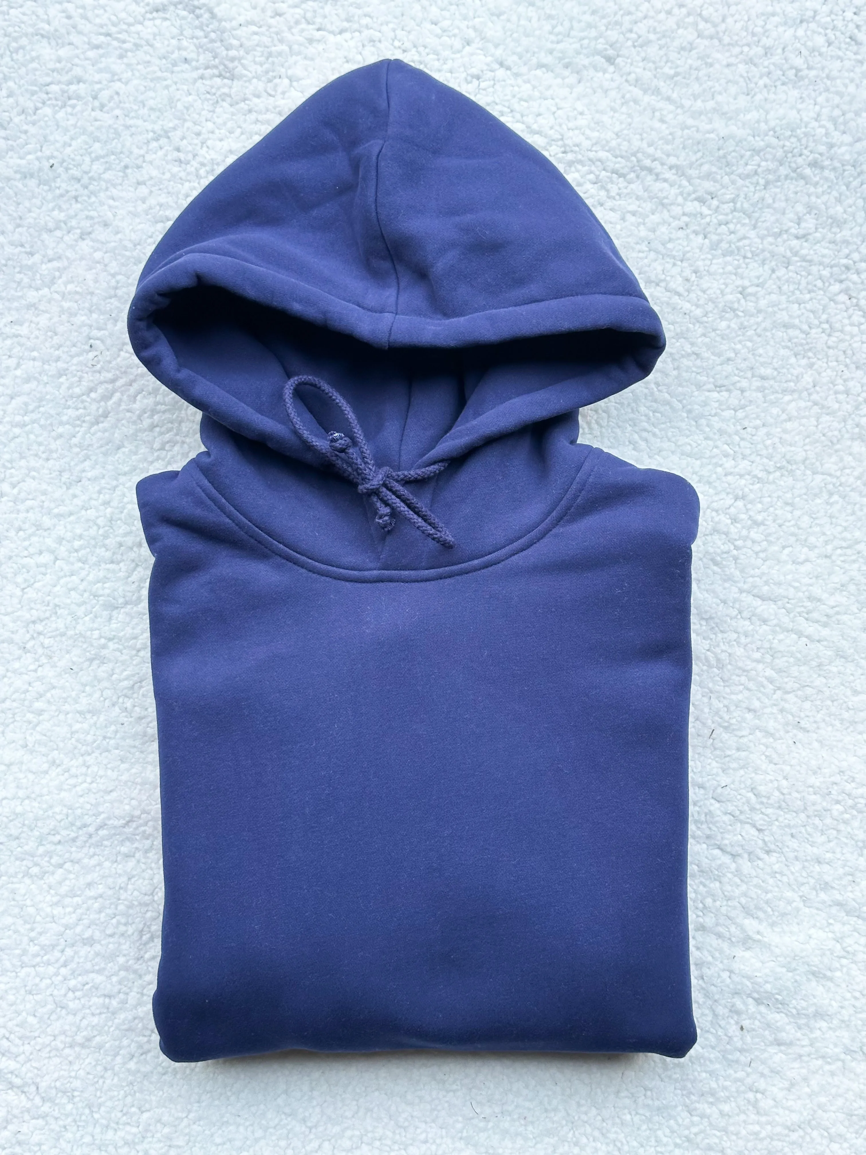 Navy Blue Basic Blank Hoodie sold by Sunkissed Coconut