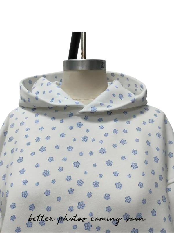 Lilo Blue Floral Hoodie sold by Sunkissed Coconut