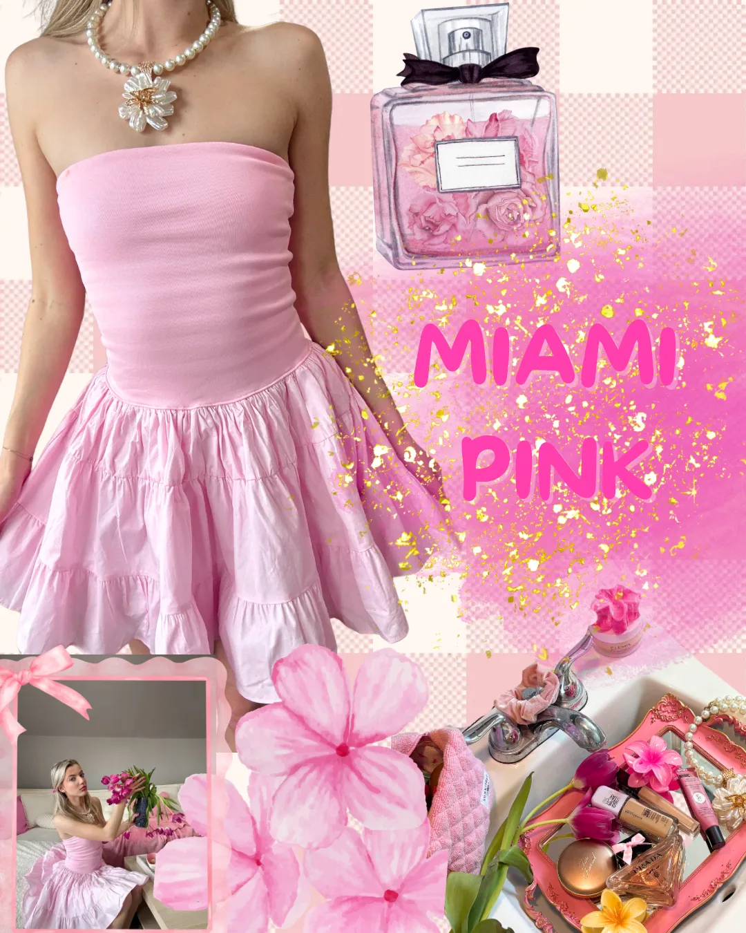 Miami Pink Mini dress sold by Sunkissed Coconut product image thumbnail 4