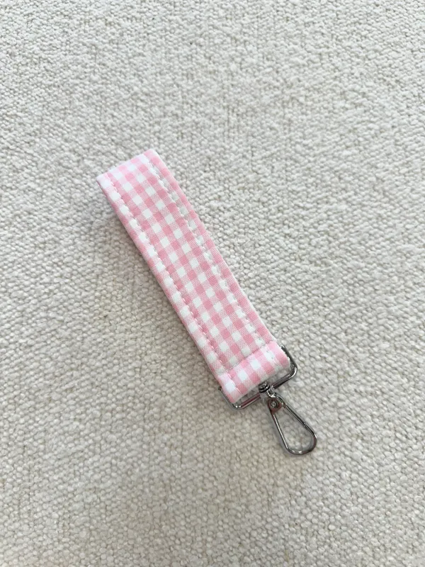 Pink Gingham Handmade Key Chains sold by Sunkissed Coconut