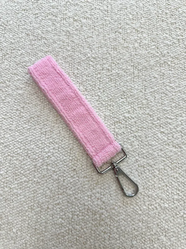 Pink Towel Handmade Key Chain sold by Sunkissed Coconut