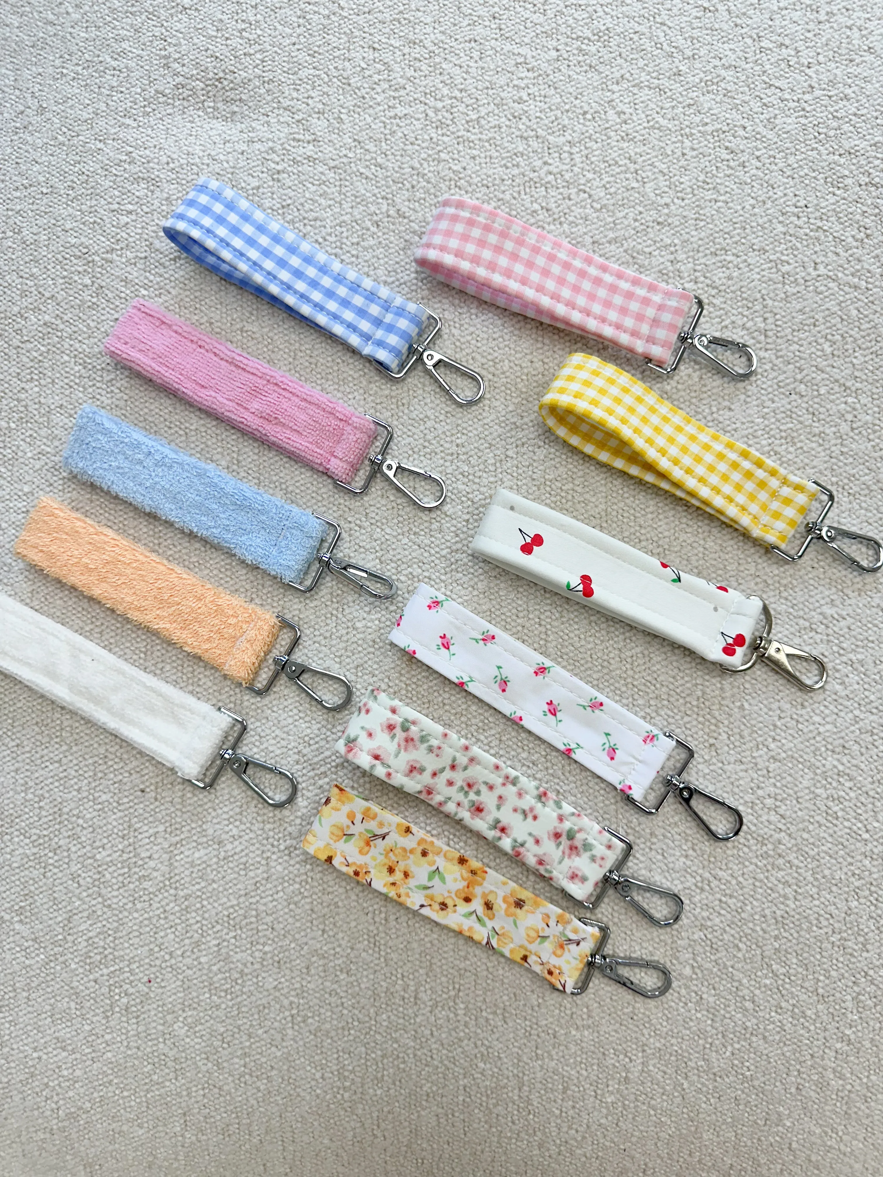 White Towel Handmade Keychain sold by Sunkissed Coconut product image thumbnail 3