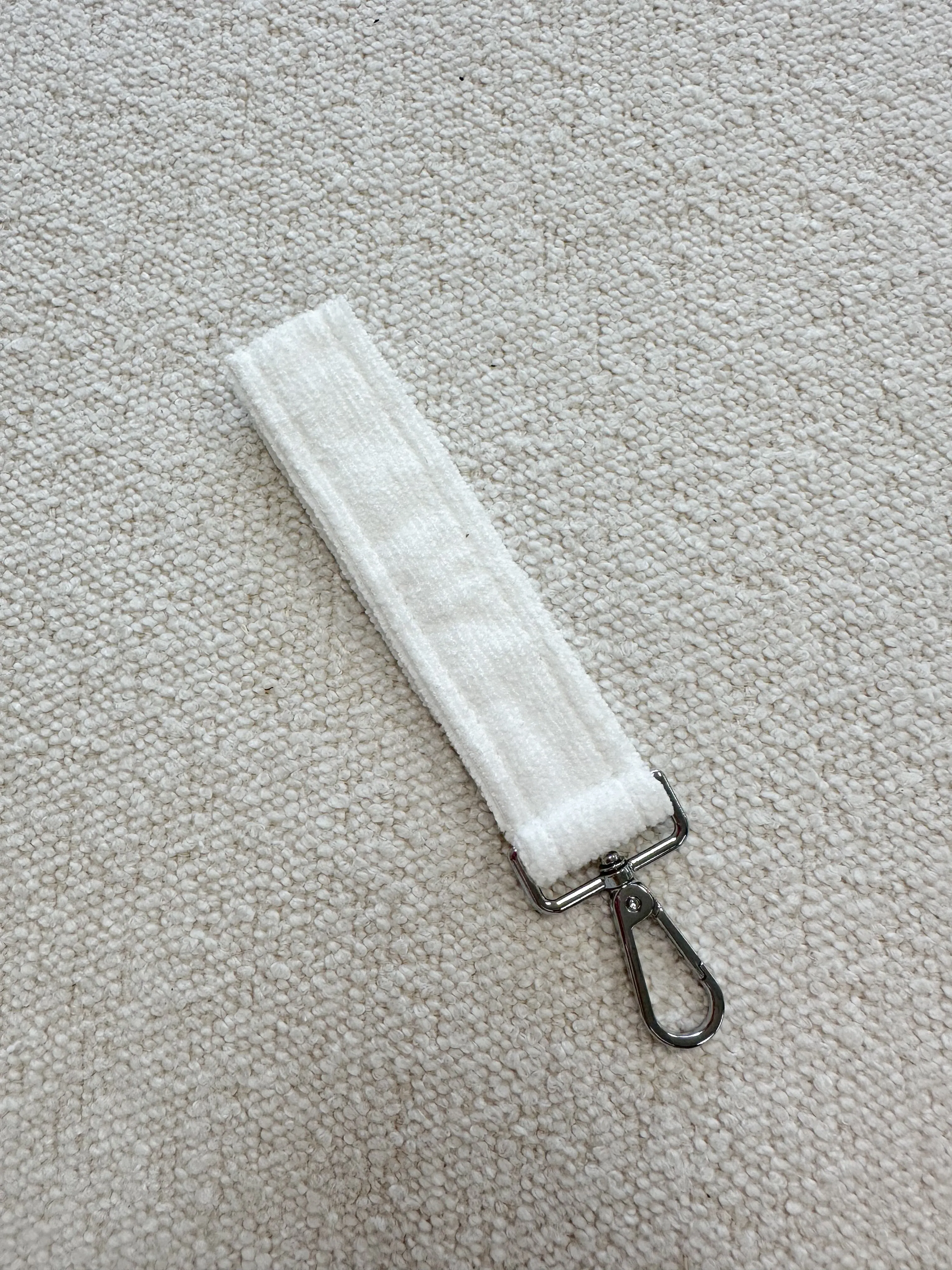 White Towel Handmade Keychain sold by Sunkissed Coconut