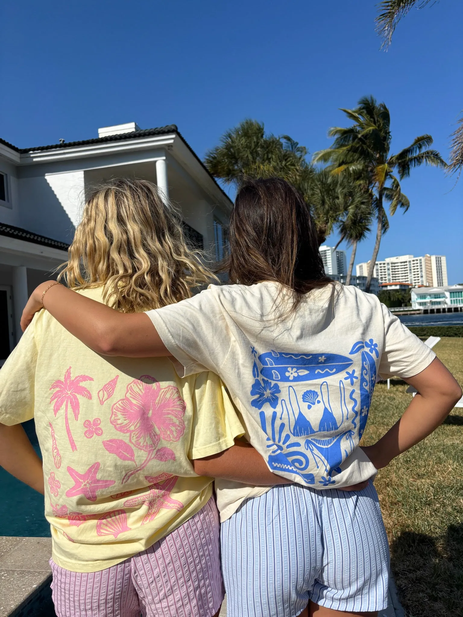 Ivory Blue Swim And Surf Comfort Colors Tee sold by Sunkissed Coconut product image thumbnail 5