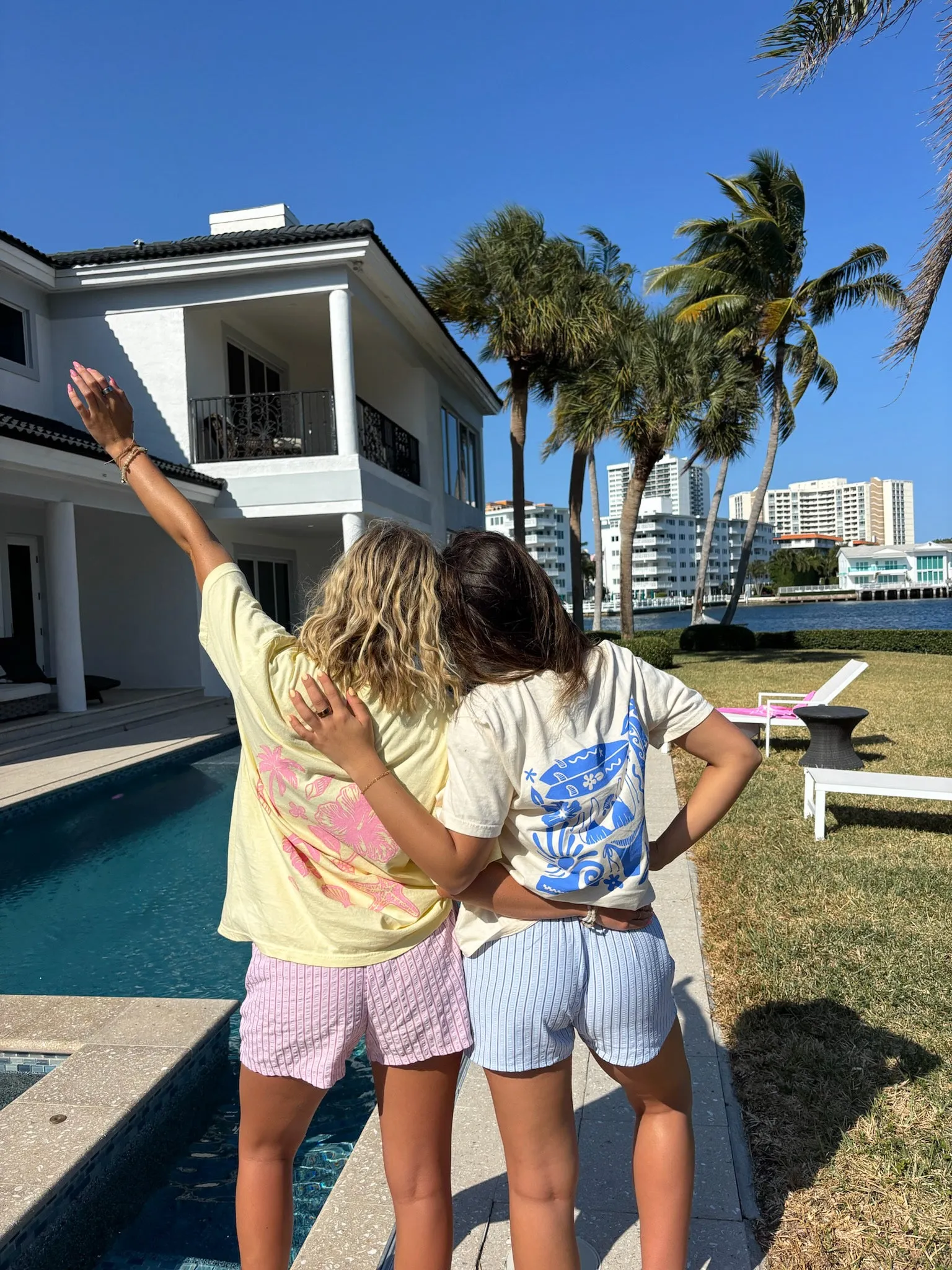 Ivory Blue Swim And Surf Comfort Colors Tee sold by Sunkissed Coconut product image thumbnail 3