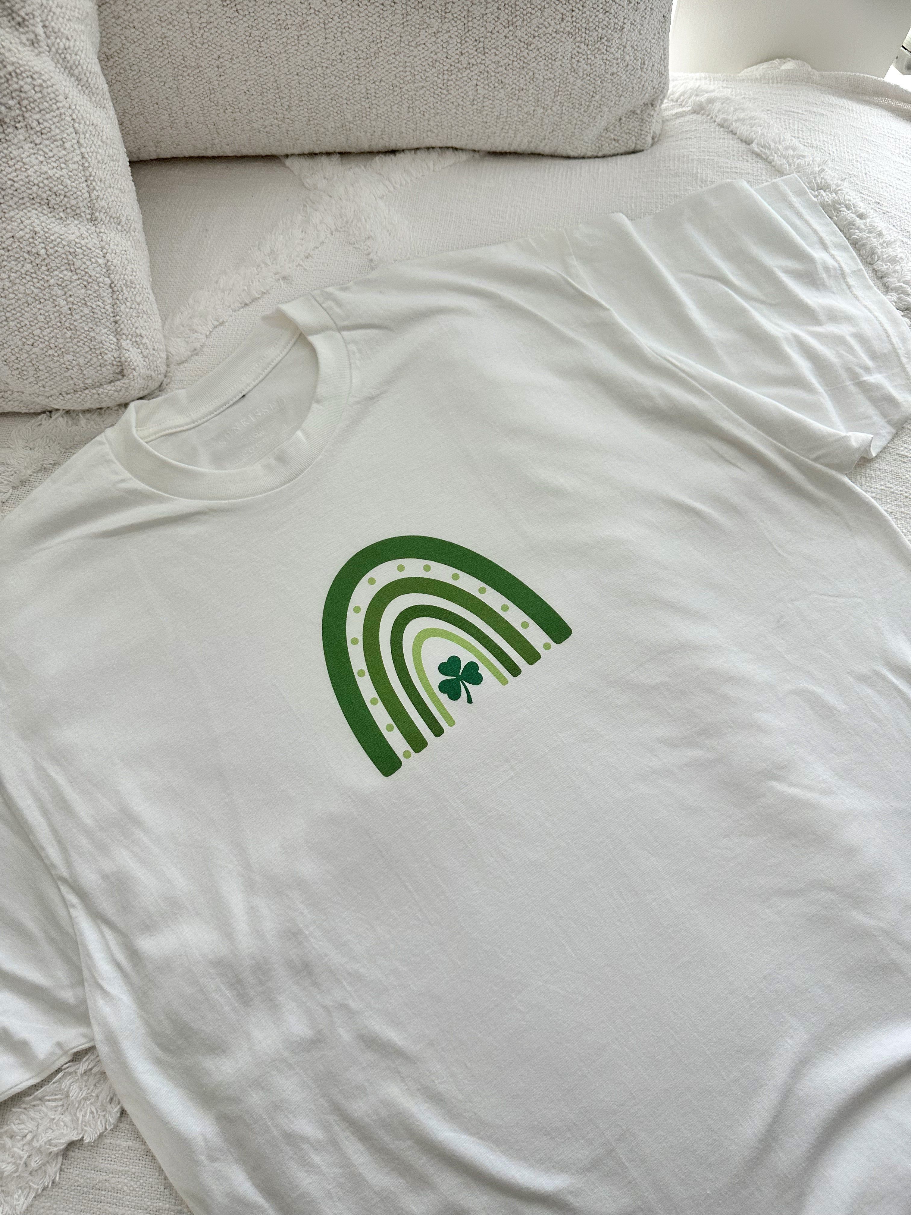 Clover Rainbow Tee sold by Sunkissed Coconut