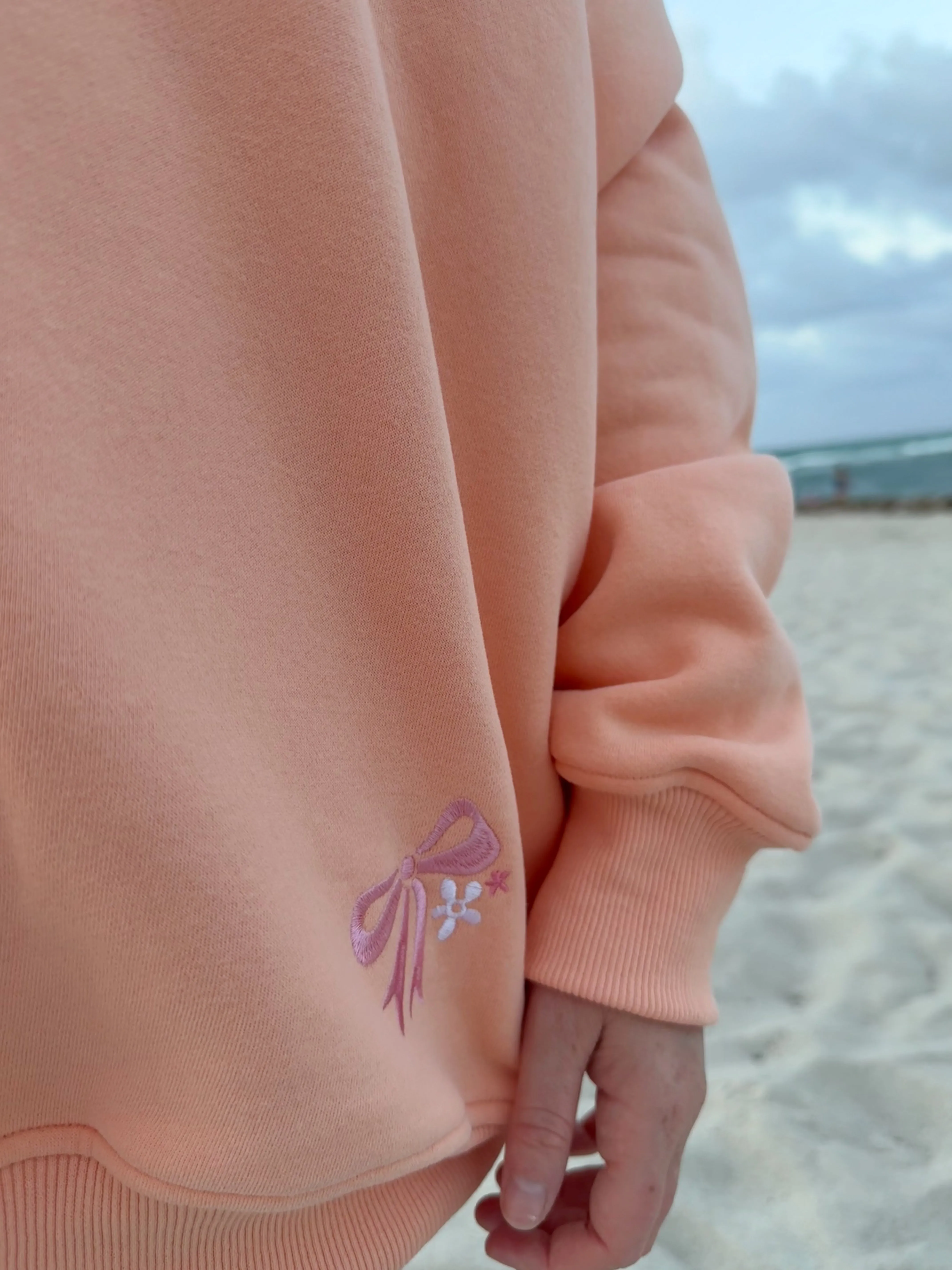 Sherbet Tropical Palms Sweatshirt sold by Sunkissed Coconut product image thumbnail 5