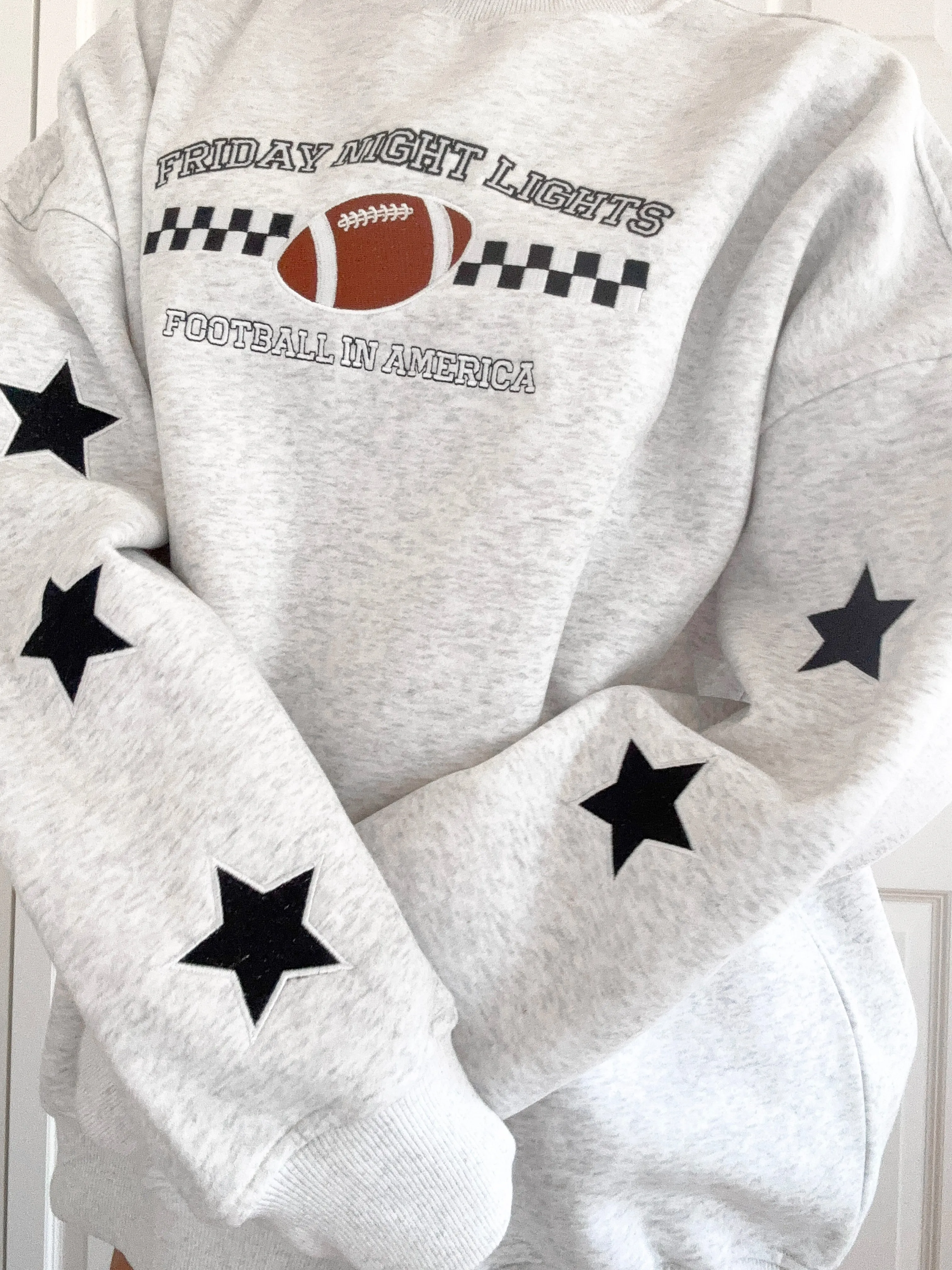 Friday Night Lights Game Day Football Embroider Sweatshirt sold by Sunkissed Coconut product image thumbnail 2