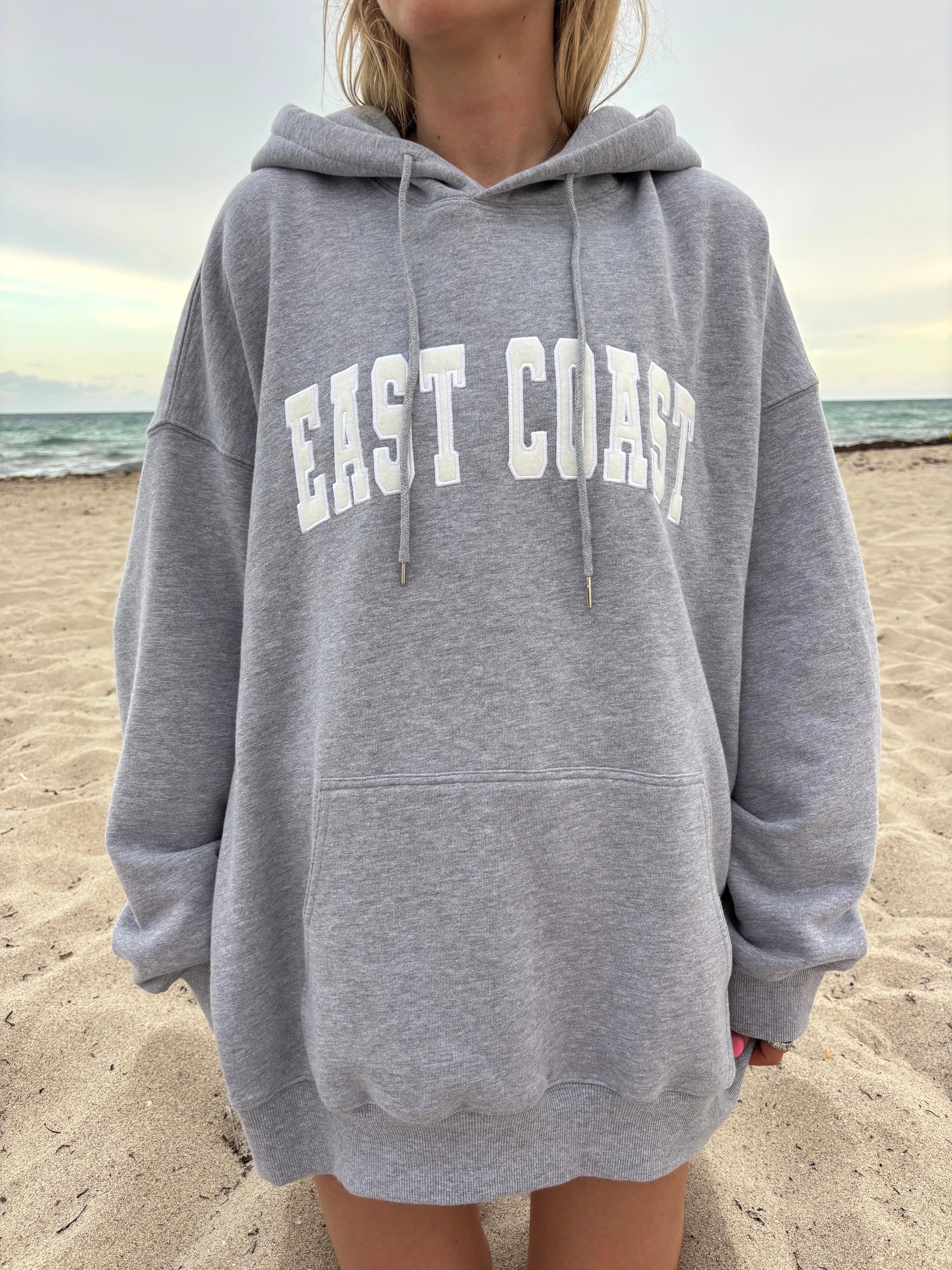 East Coast Embroider Hoodie sold by Sunkissed Coconut