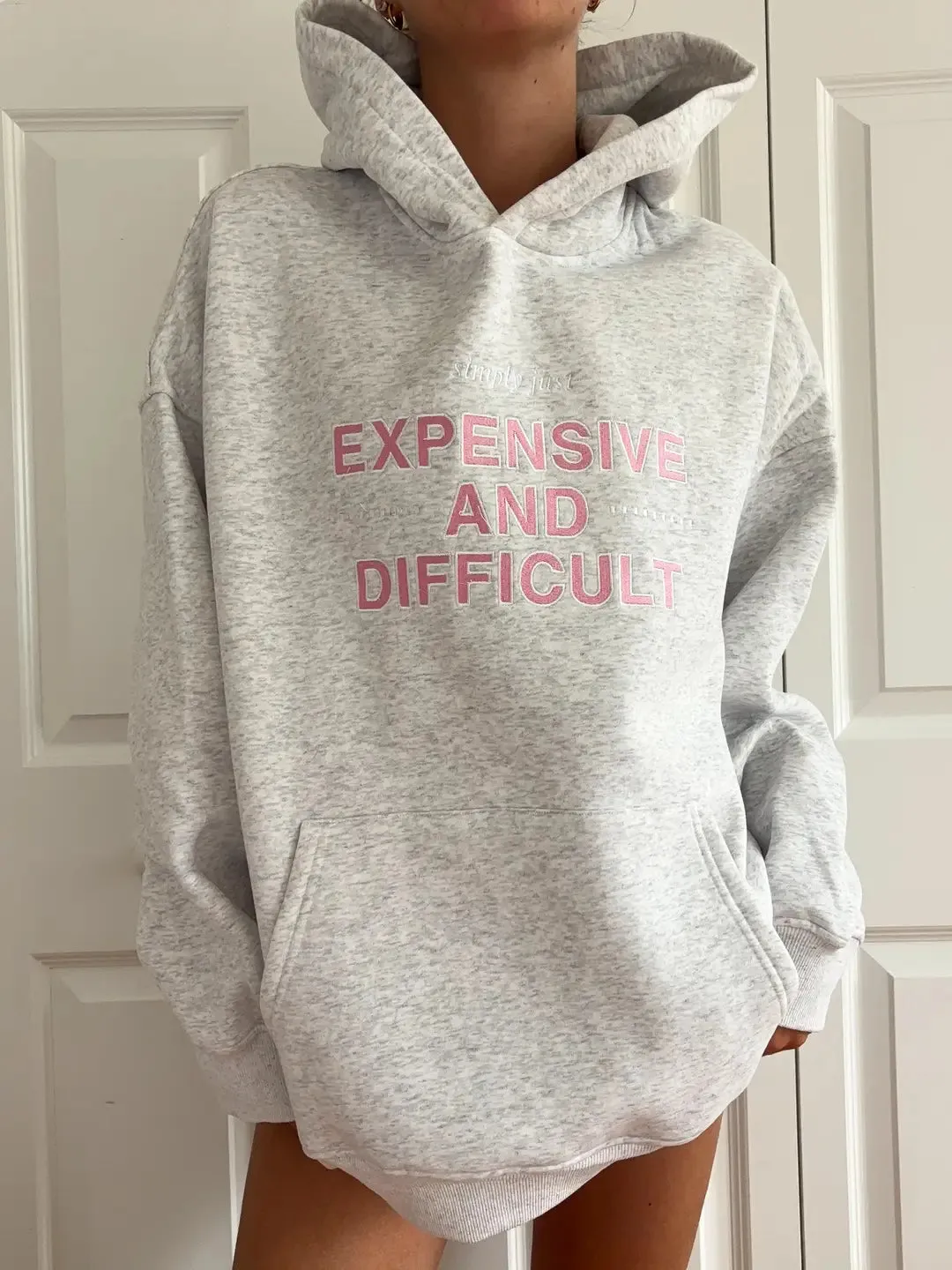 Expensive And Difficult Embroider Hoodie sold by Sunkissed Coconut product image thumbnail 3