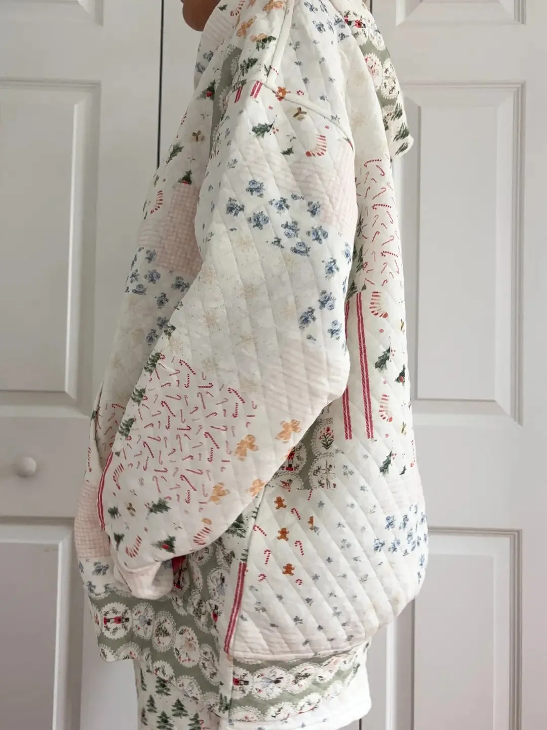 Christmas Holiday Quilted Hoodie sold by Sunkissed Coconut product image thumbnail 2