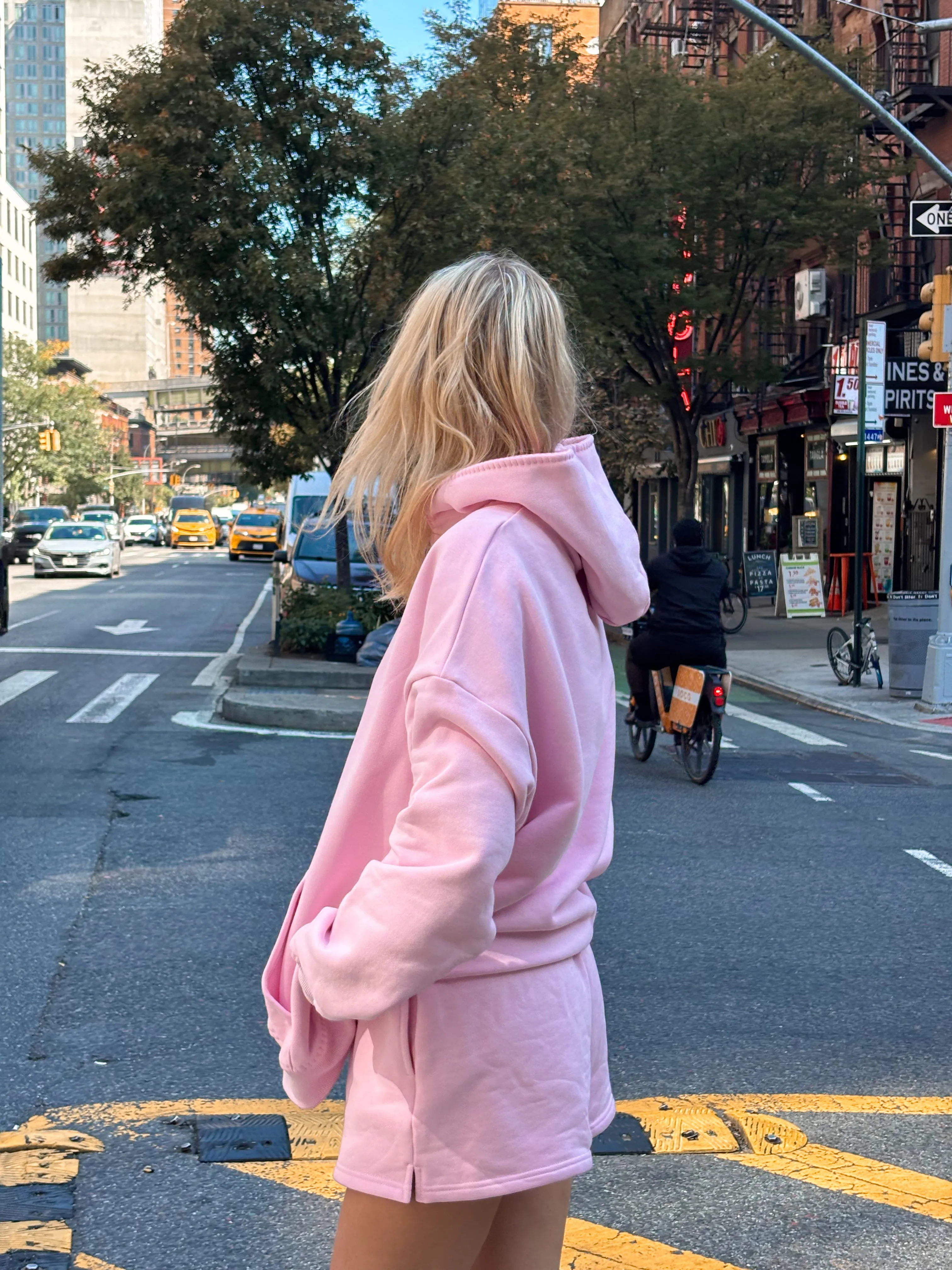 Light Pastel Magenta Stitched Sunkissedcoconut Hoodie 100% Cotton sold by Sunkissed Coconut product image thumbnail 3