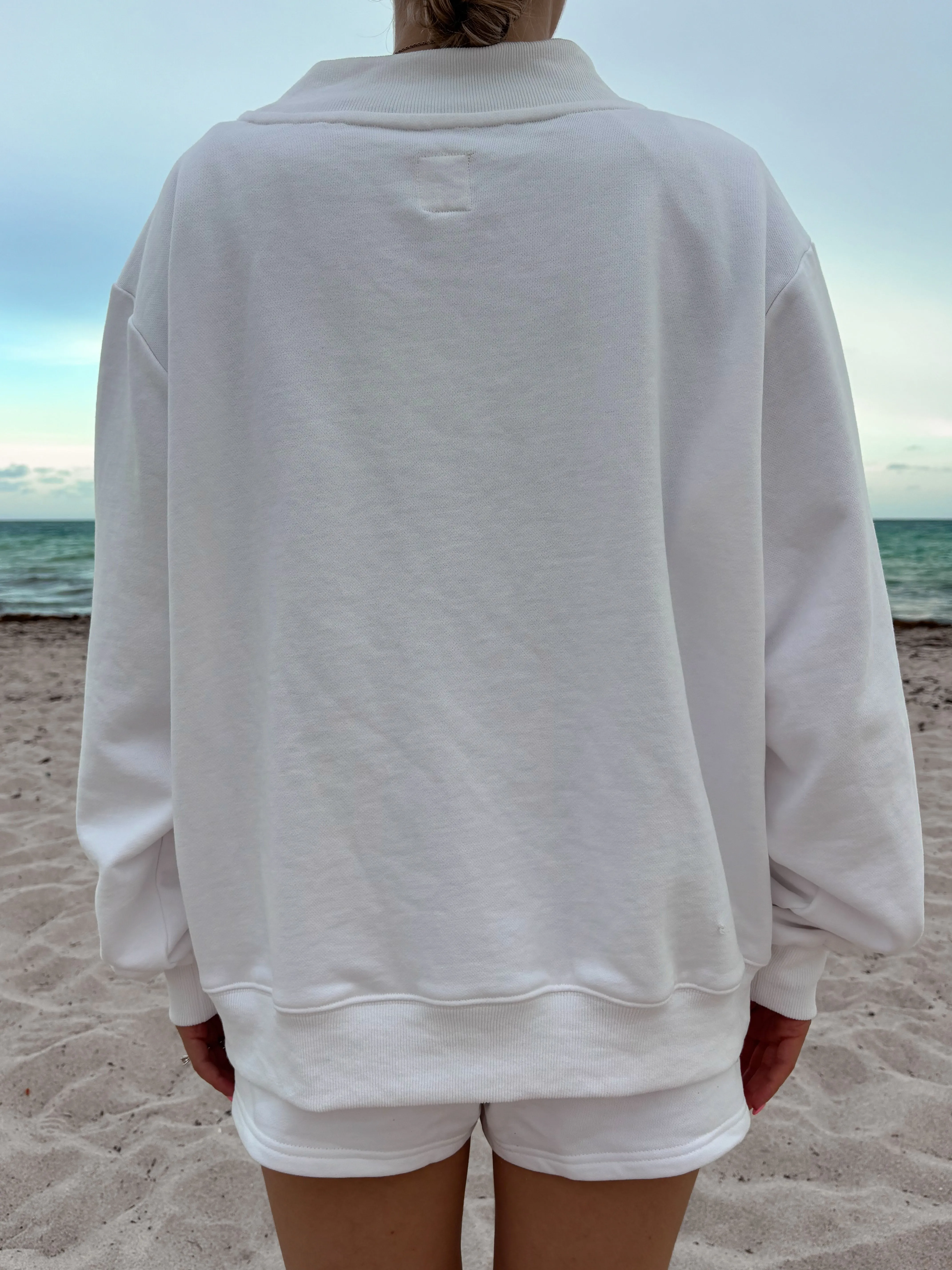 White American Flag Dog Mockneck Sweatshirt 100% Cotton sold by Sunkissed Coconut product image thumbnail 3