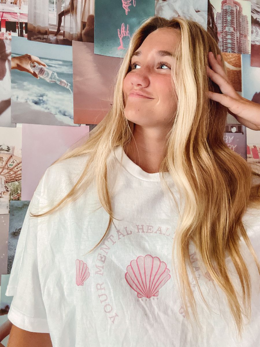 Your Mental Health Matters Tee sold by Sunkissed Coconut product image thumbnail 4