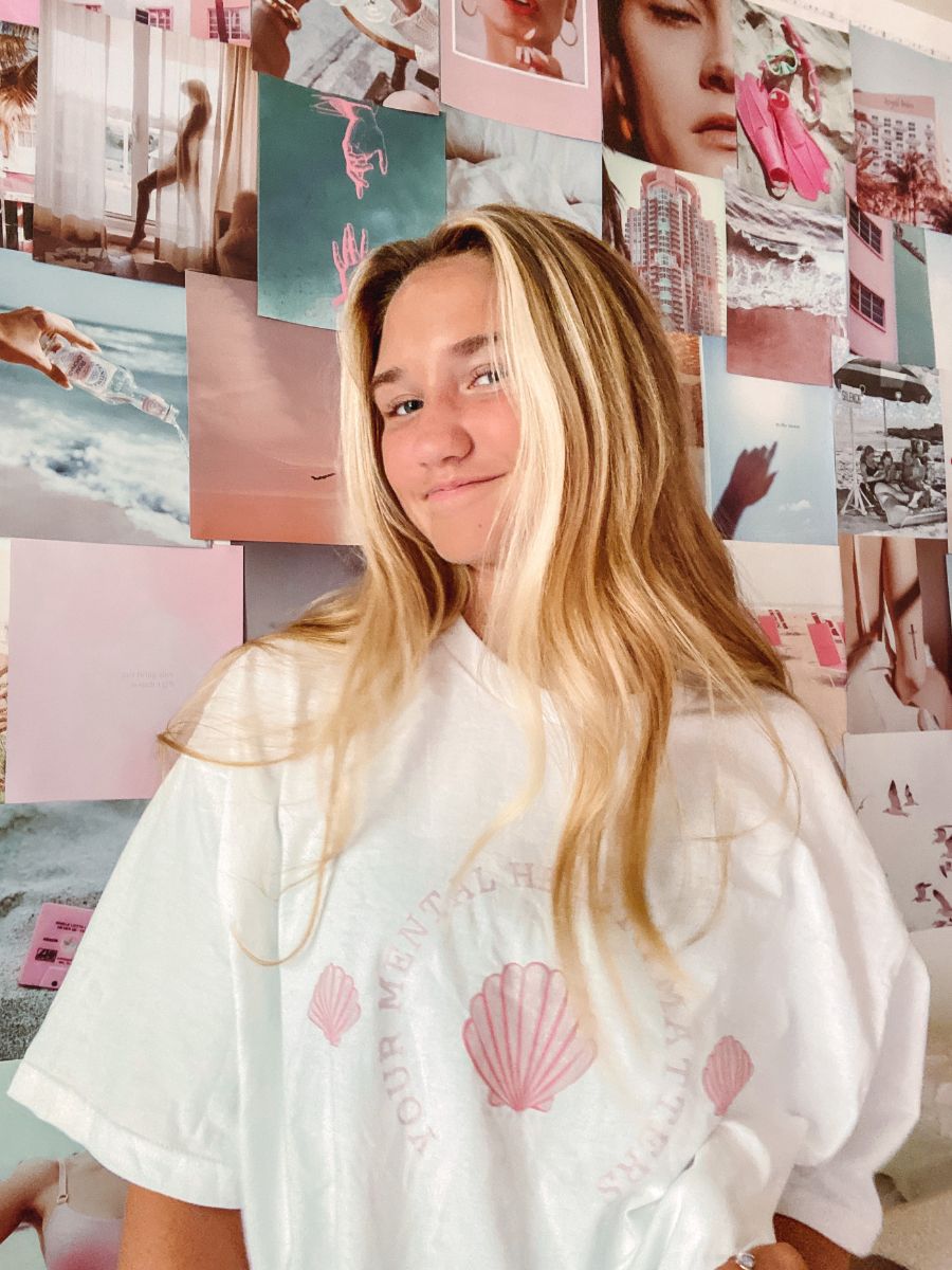 Your Mental Health Matters Tee sold by Sunkissed Coconut product image thumbnail 3